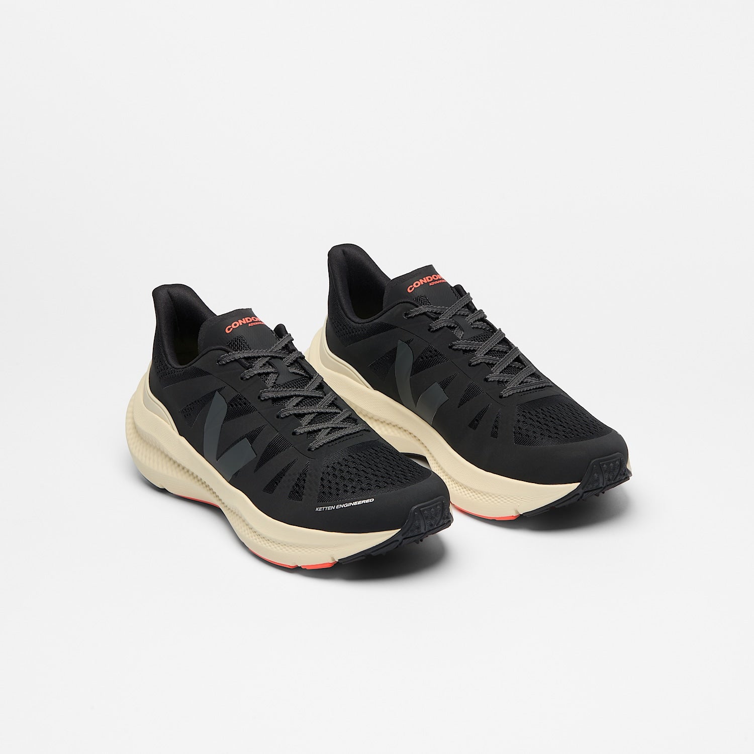 veja sneakers condor 3 advanced-engineered-mesh black calcaire ce2821420 Top view