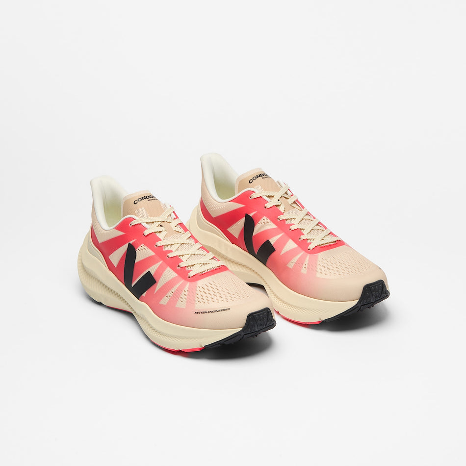 veja sneakers condor-3-advanced mesh pink ce2821421 top view