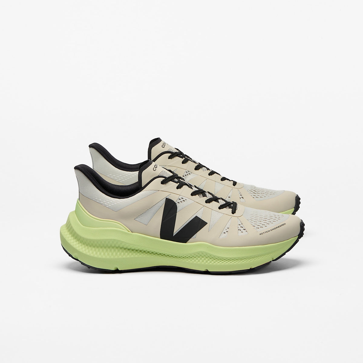 veja sneakers condor 3 advanced-engineered-mesh natural limo ce2821668 Lateral view