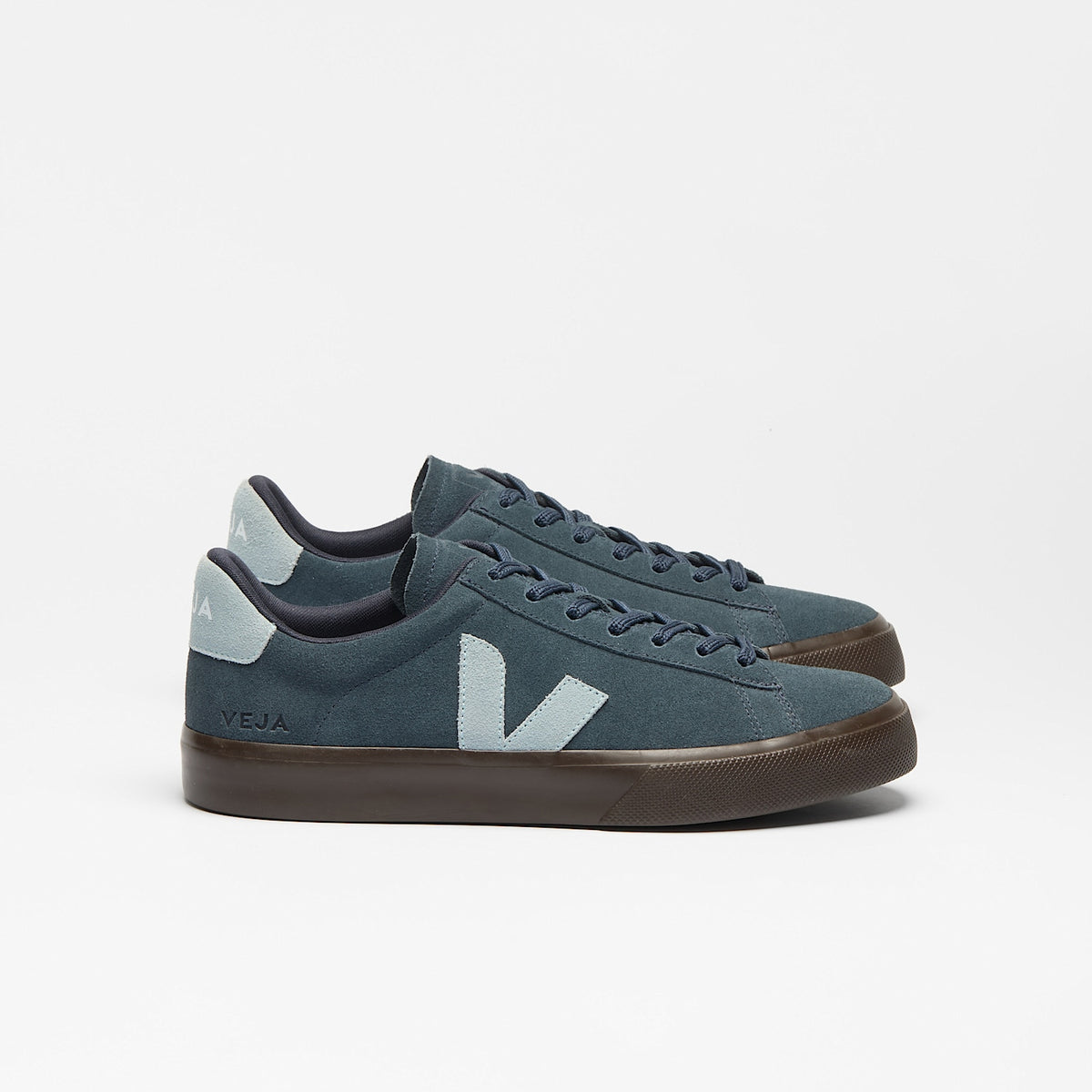 veja sneakers campo suede blue cp0322312 Lateral view