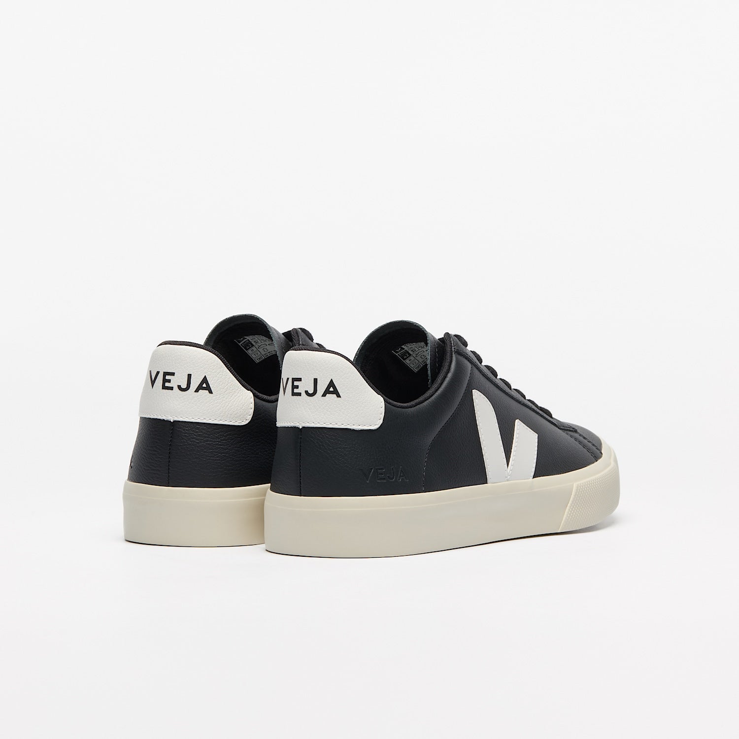 veja sneakers campo leather black cp0501215 Back view