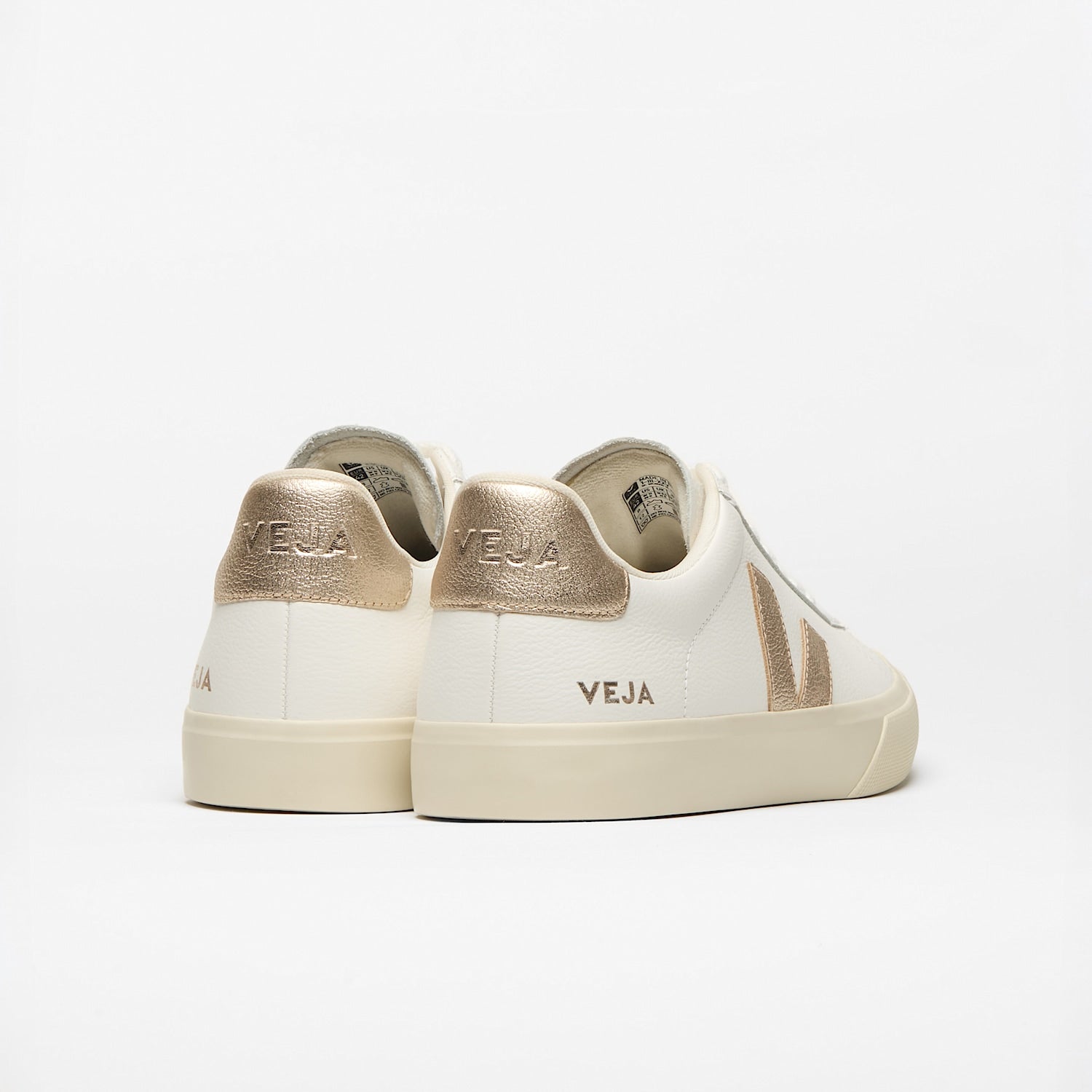 veja sneakers campo leather white cp0503495 Back view