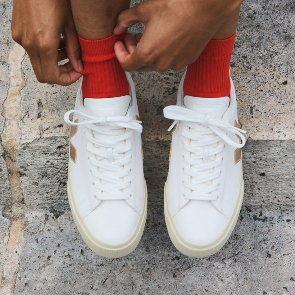 veja sneakers campo leather white cp0503495