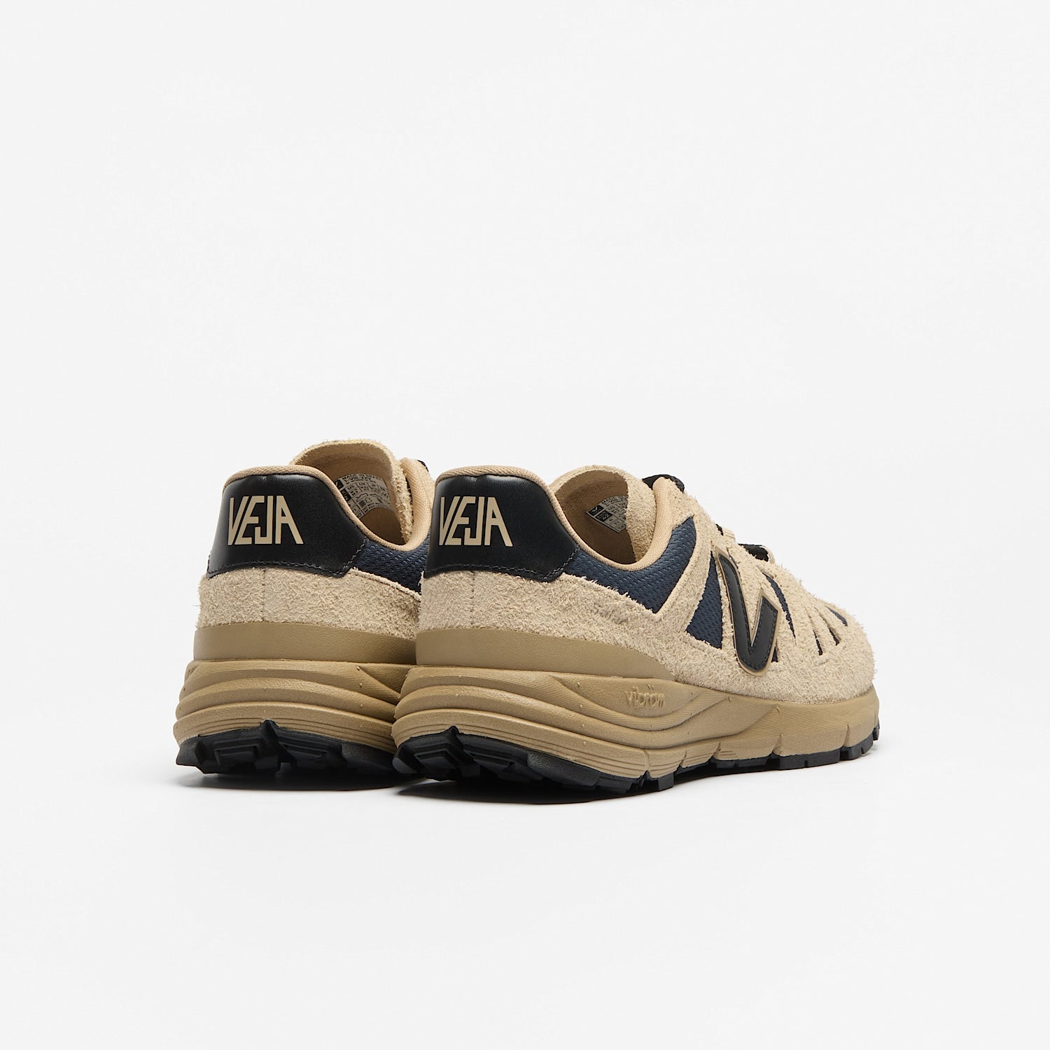 veja sneakers salar mesh beige de1821878 back view