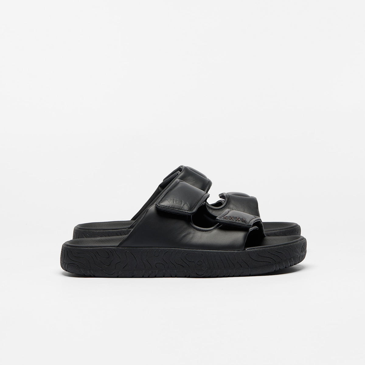 veja sneakers enta bold-leather full black emo221052 Lateral view