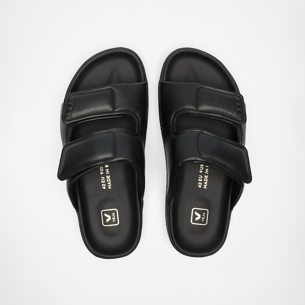 veja sneakers enta bold-leather full black emo221052 Top view