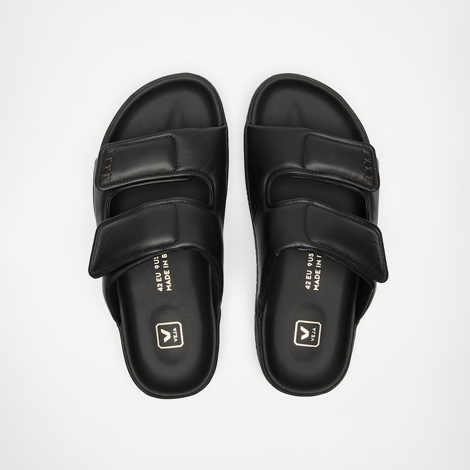 veja sneakers enta bold-leather full black emo221052 Top view