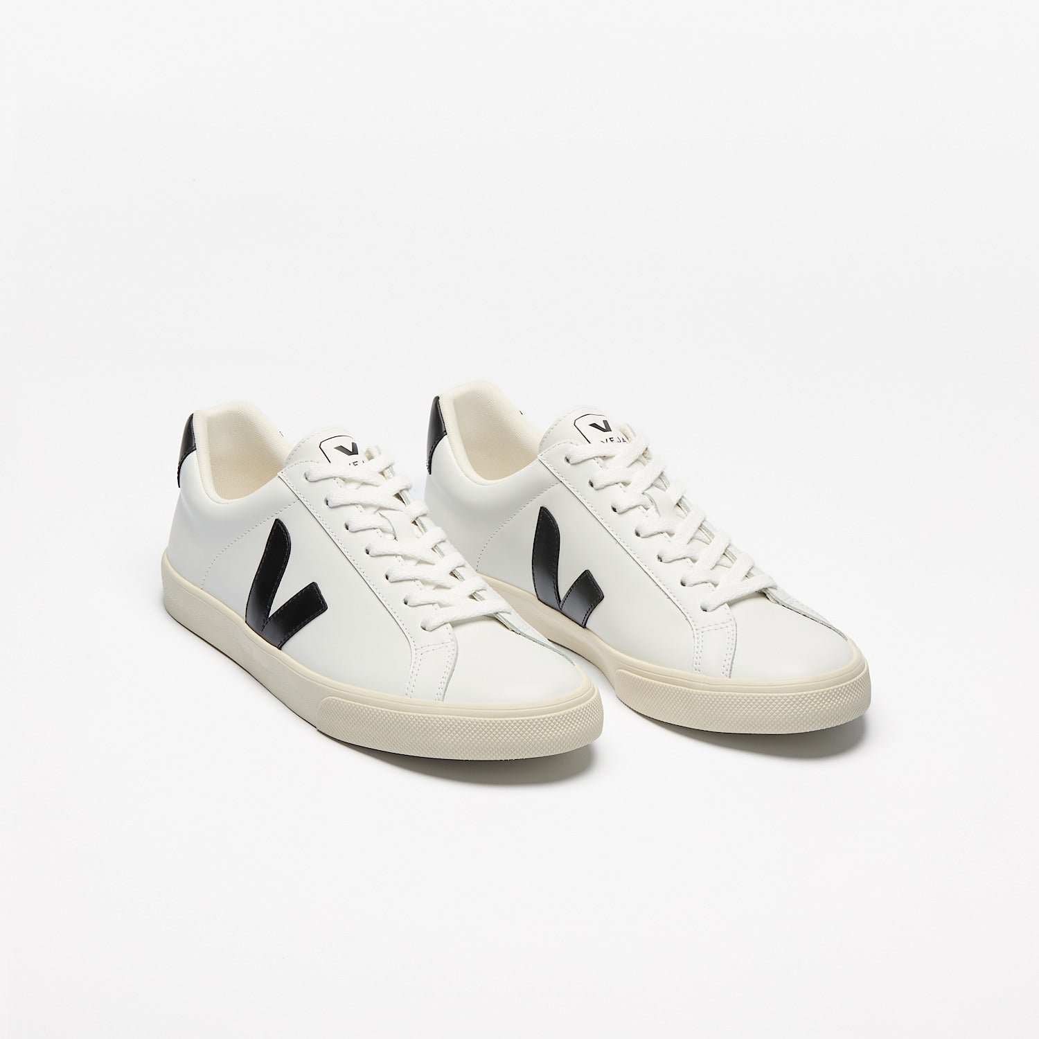 veja sneakers esplar-logo leather white eo0200005 Top view