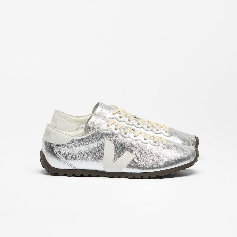 veja cateyes organic-leather silver eq0221906 Lateral View