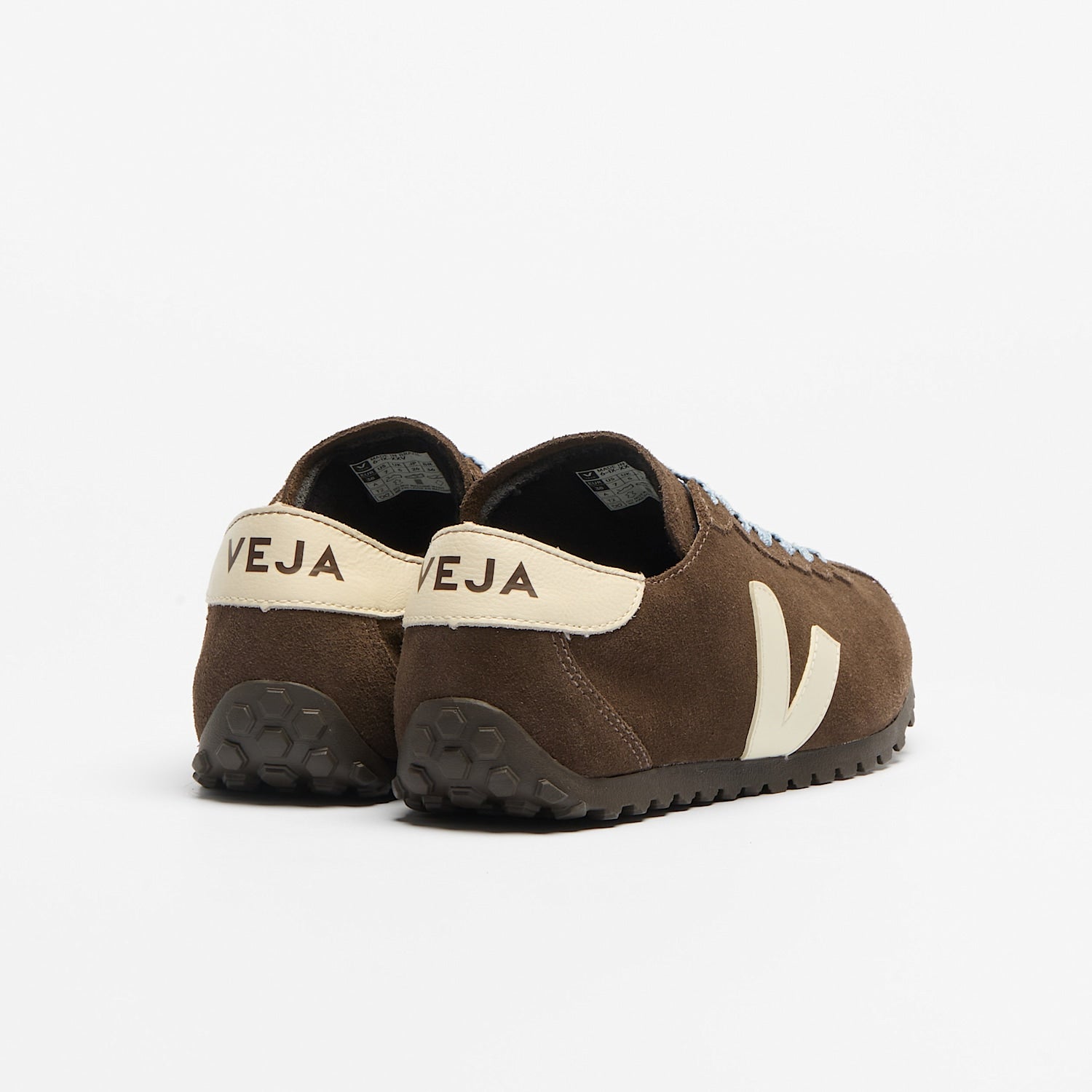 veja sneakers cateyes suede brown eq0321900 back view