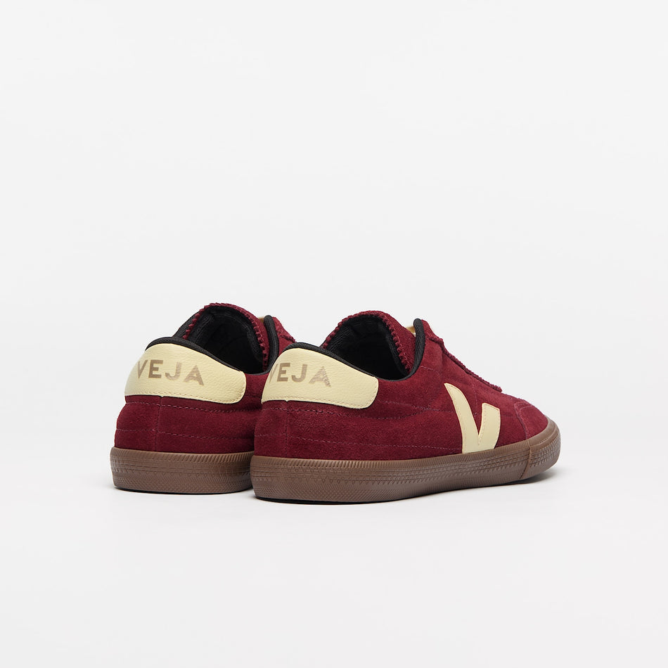 veja sneakers panenka suede red fu0320897 back view