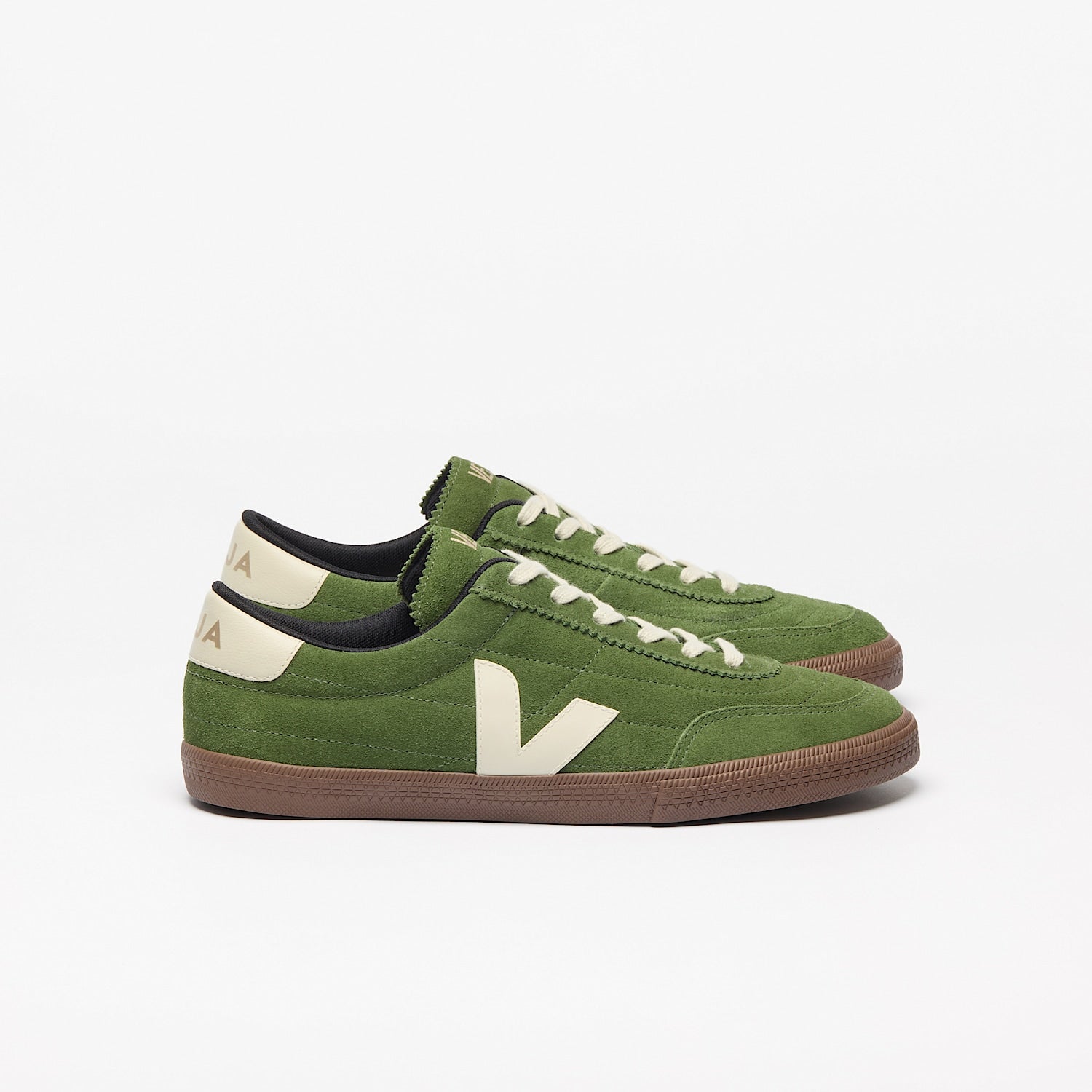 veja sneakers panenka suede green fu0320902 Lateral view