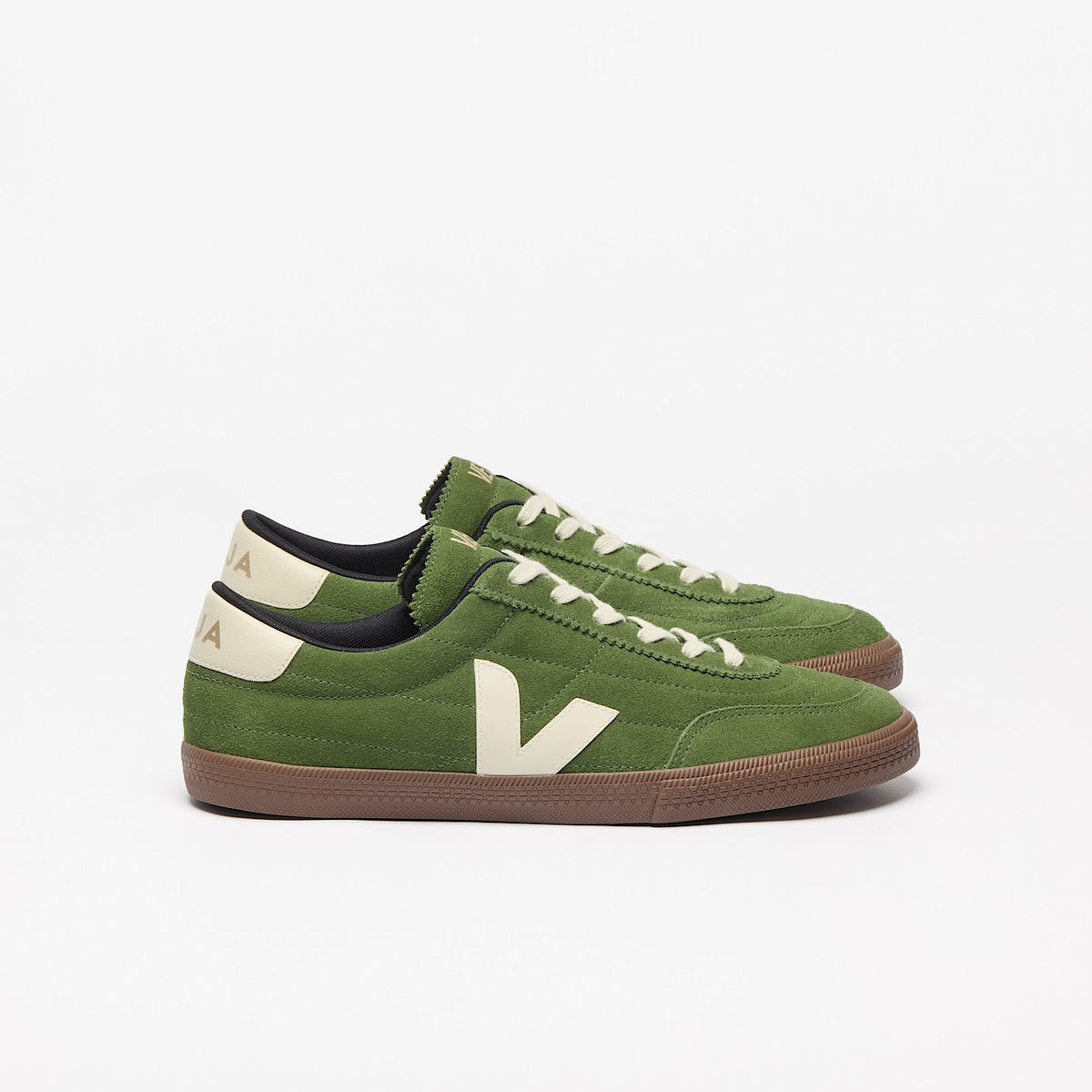 veja sneakers panenka suede green fu0320902 Lateral view