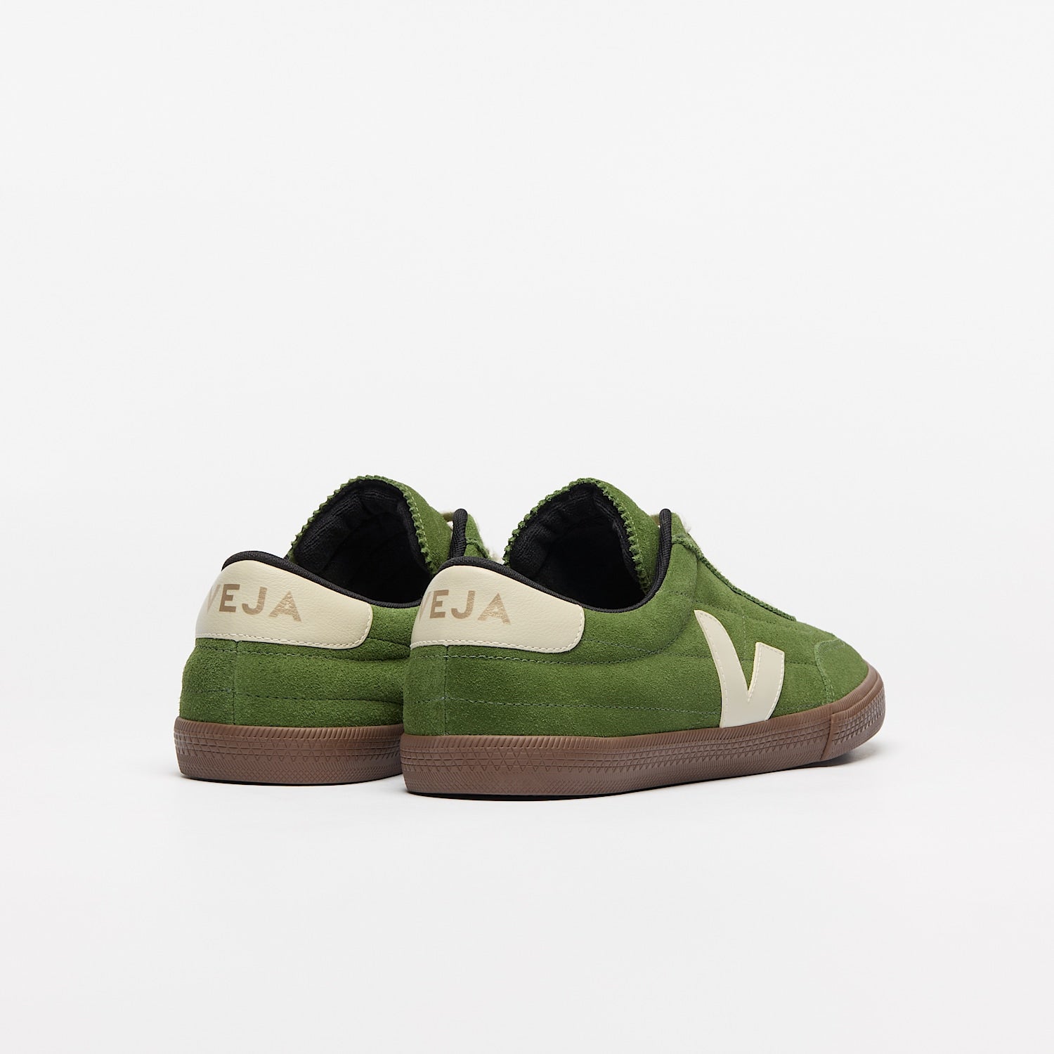 veja sneakers panenka suede green fu0320902 Back view
