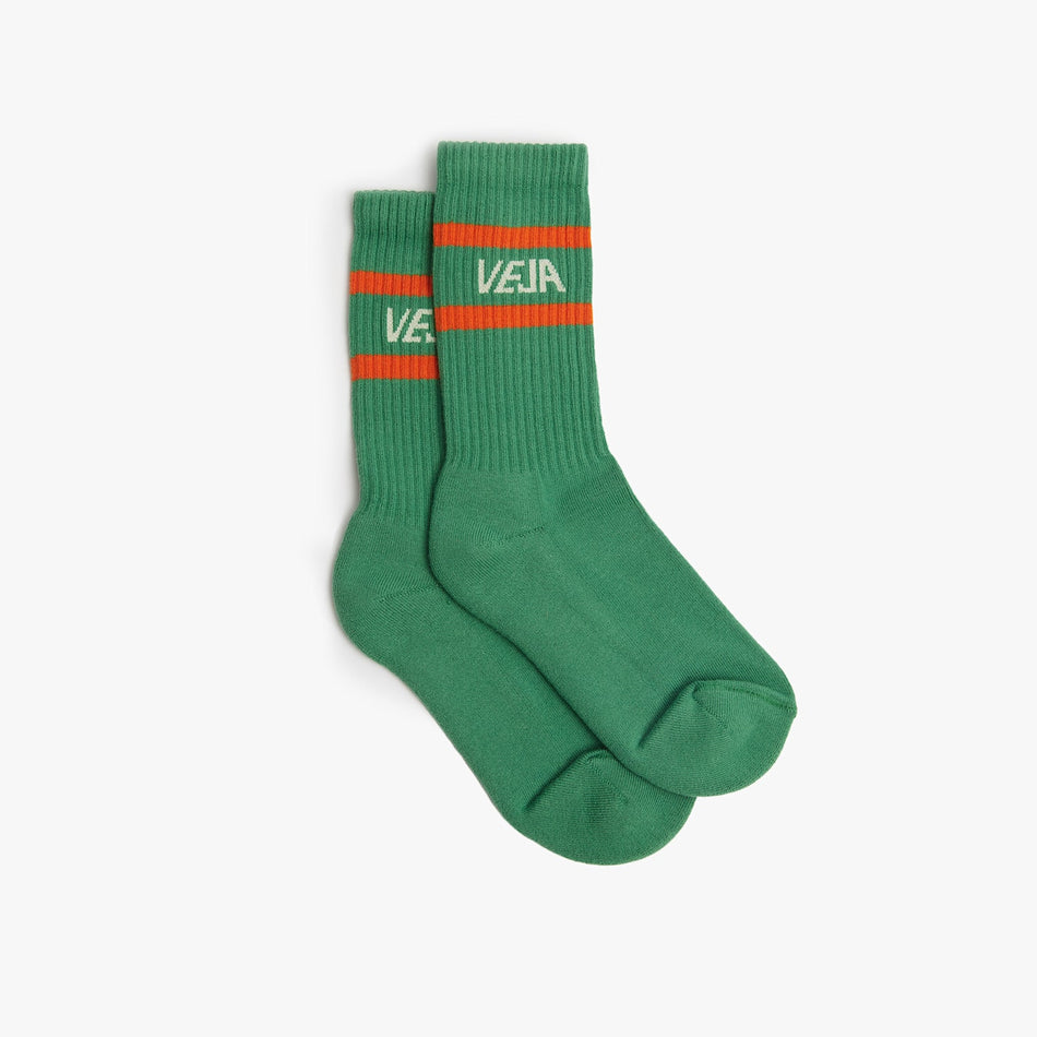 veja sneakers iconic-socks organic-cotton-and-fabrics green ic3521046 Lateral view