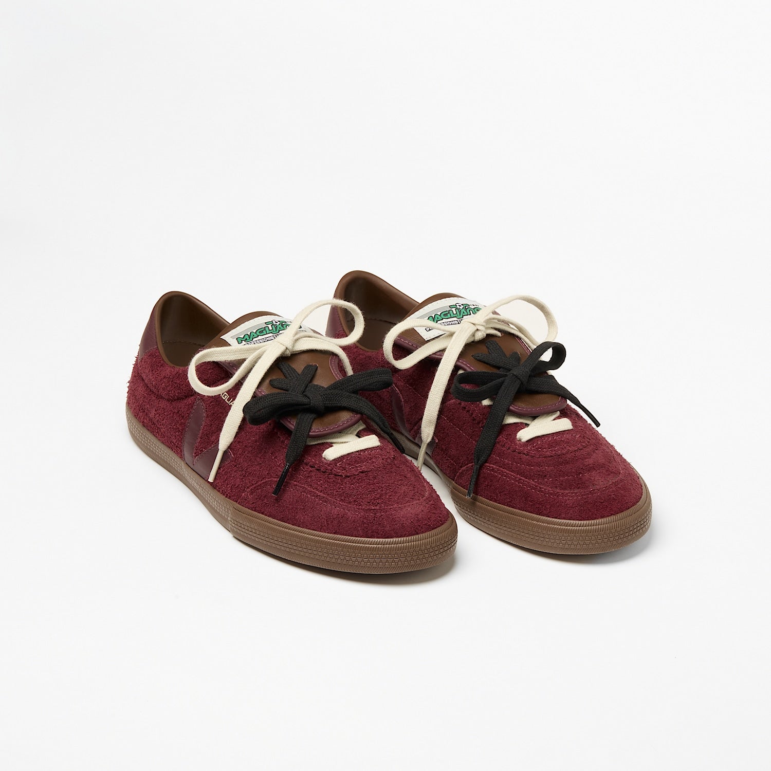 veja baskets panenka-veja-x-magliano suede red mg0322374 top view