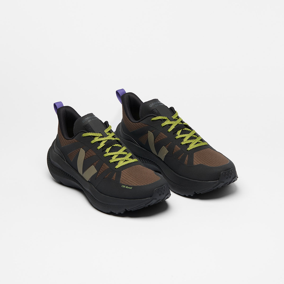 veja sneakers condor-3-off-road organic-cotton-and-fabrics black of1921485 Top view