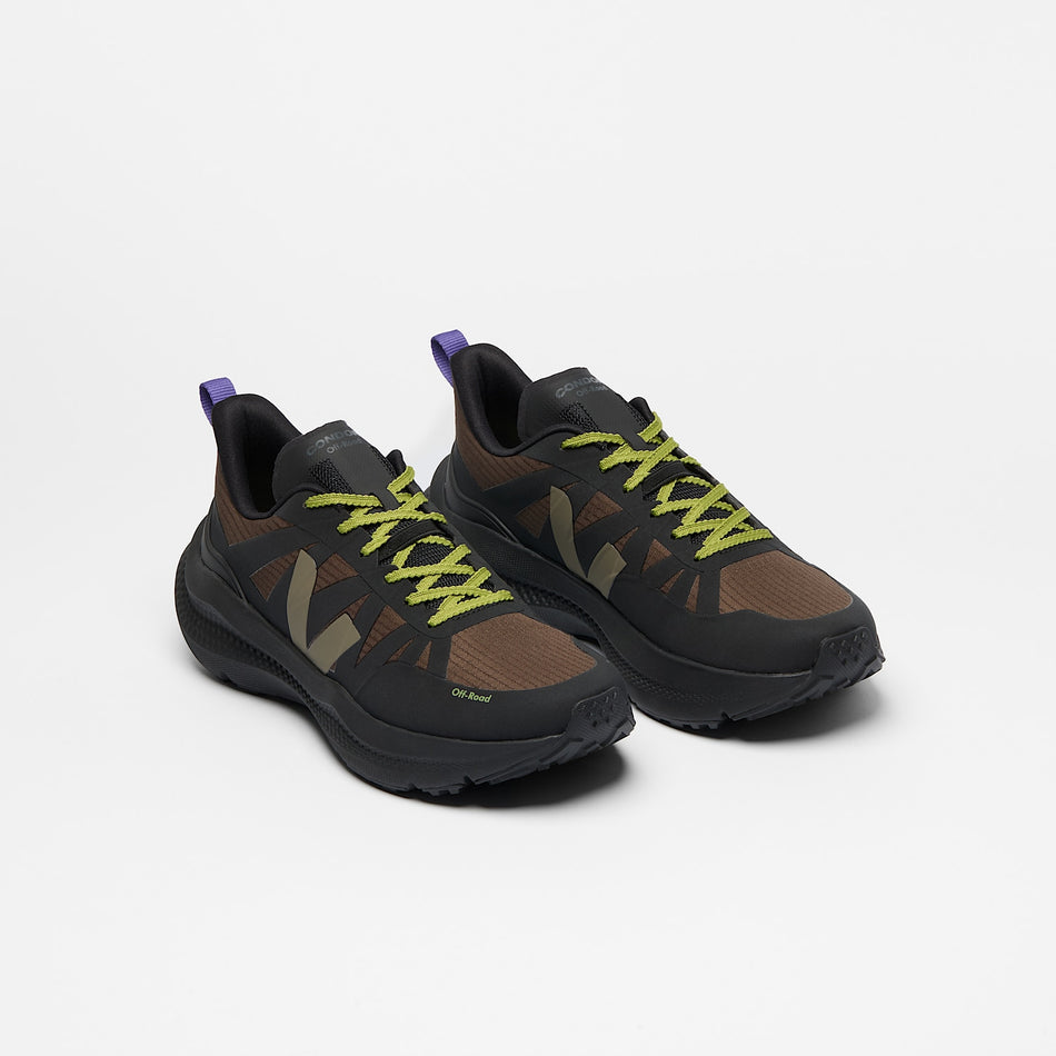 veja sneakers condor-3-off-road organic-cotton-and-fabrics black of1921485 Top view