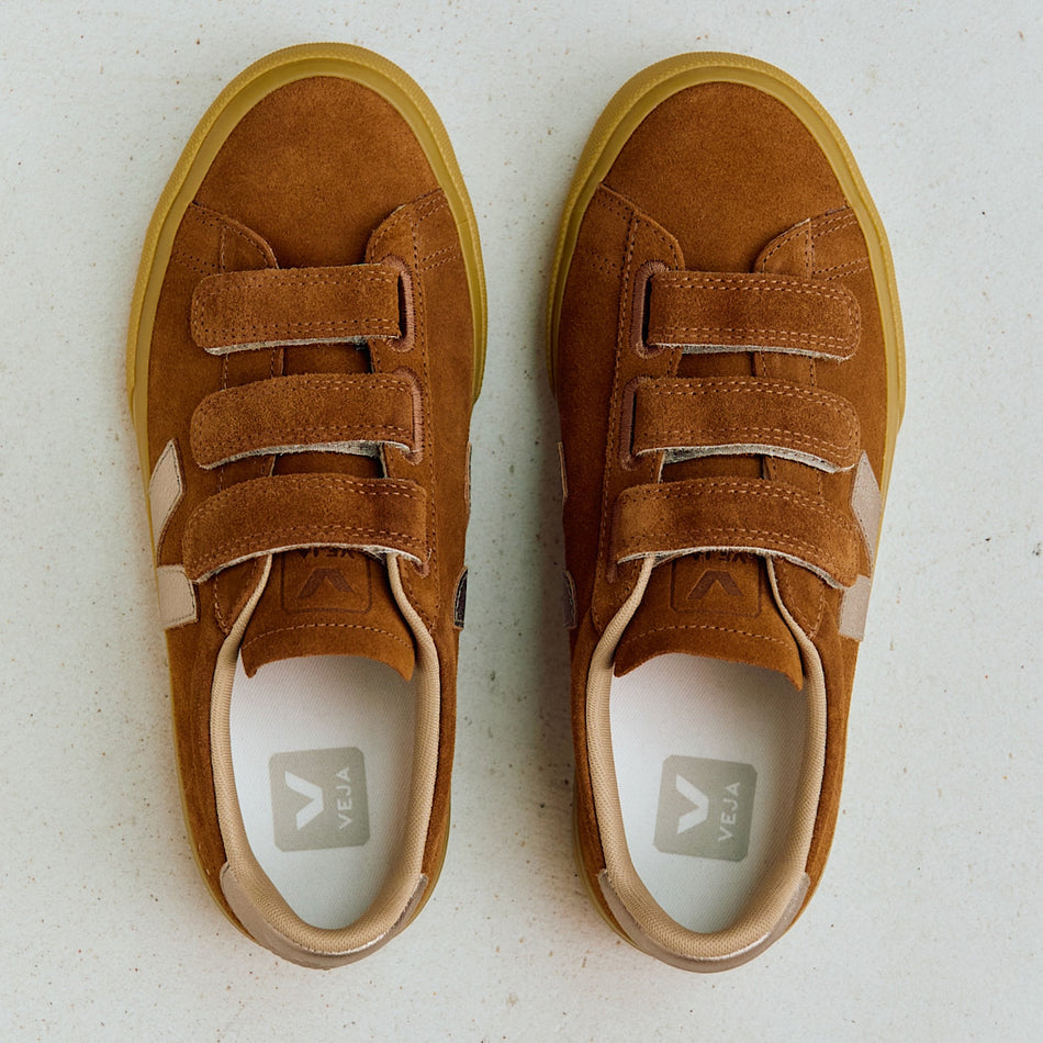 veja sneakers recife-logo suede brown rc0321814