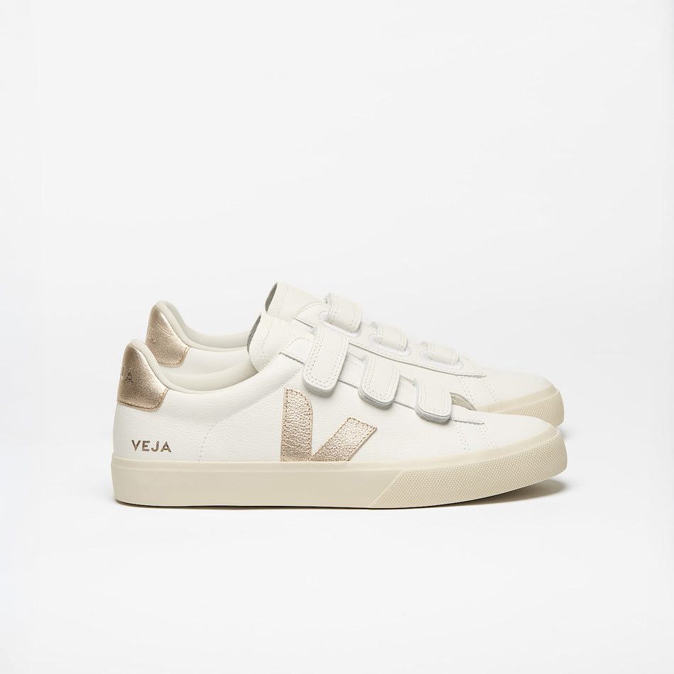 veja sneakers recife-logo leather white rc0502762 Lateral view