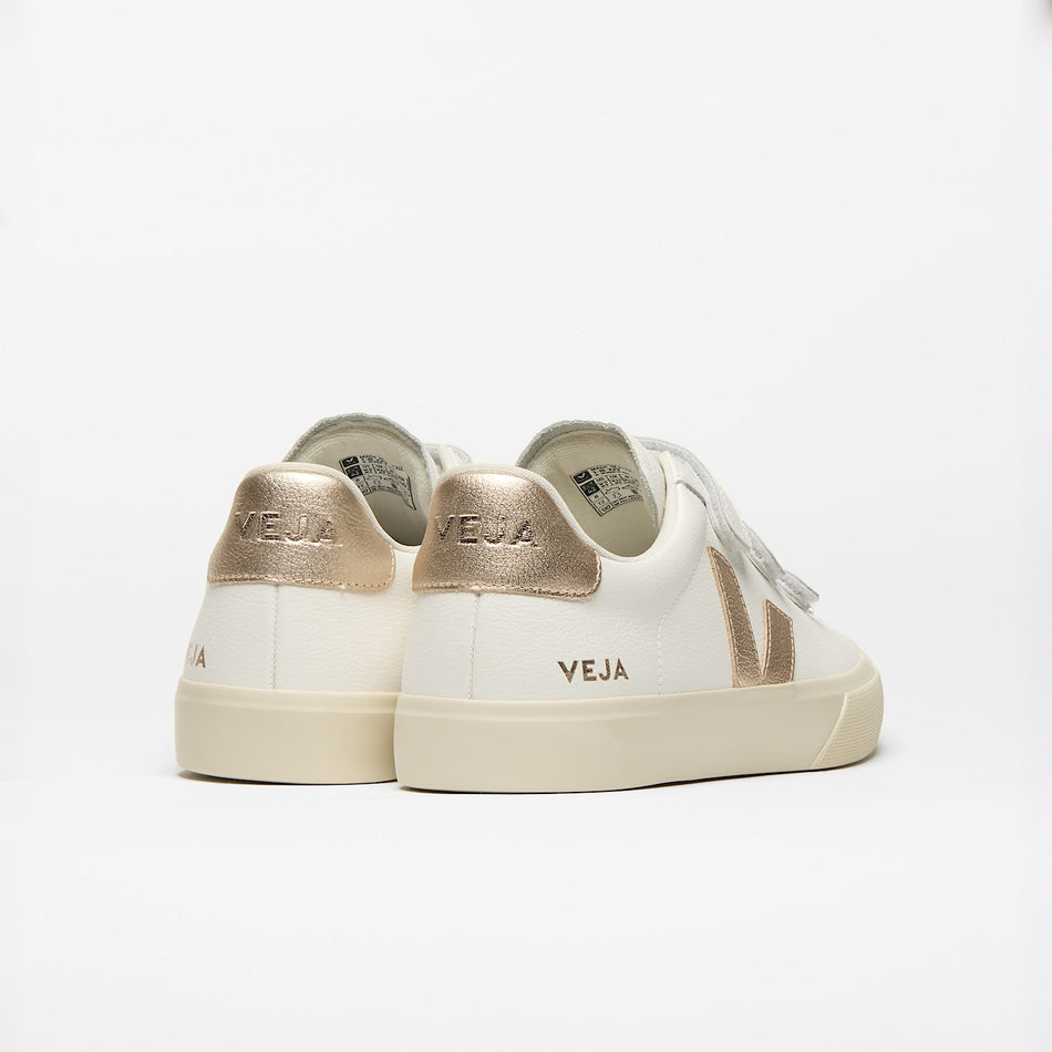 veja sneakers recife-logo leather white rc0502762 Back view