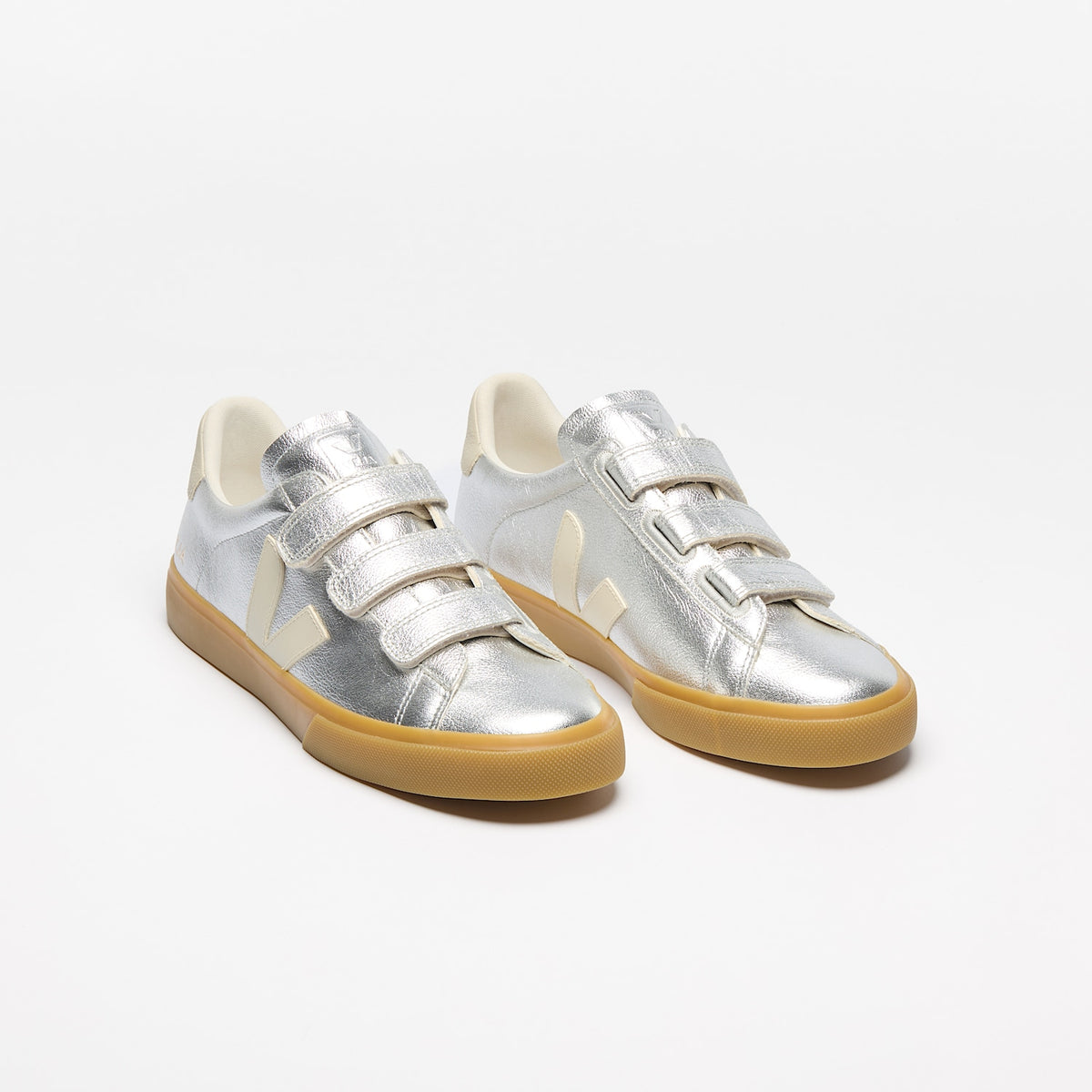 veja sneakers recife-logo leather silver rc0520779 Top view