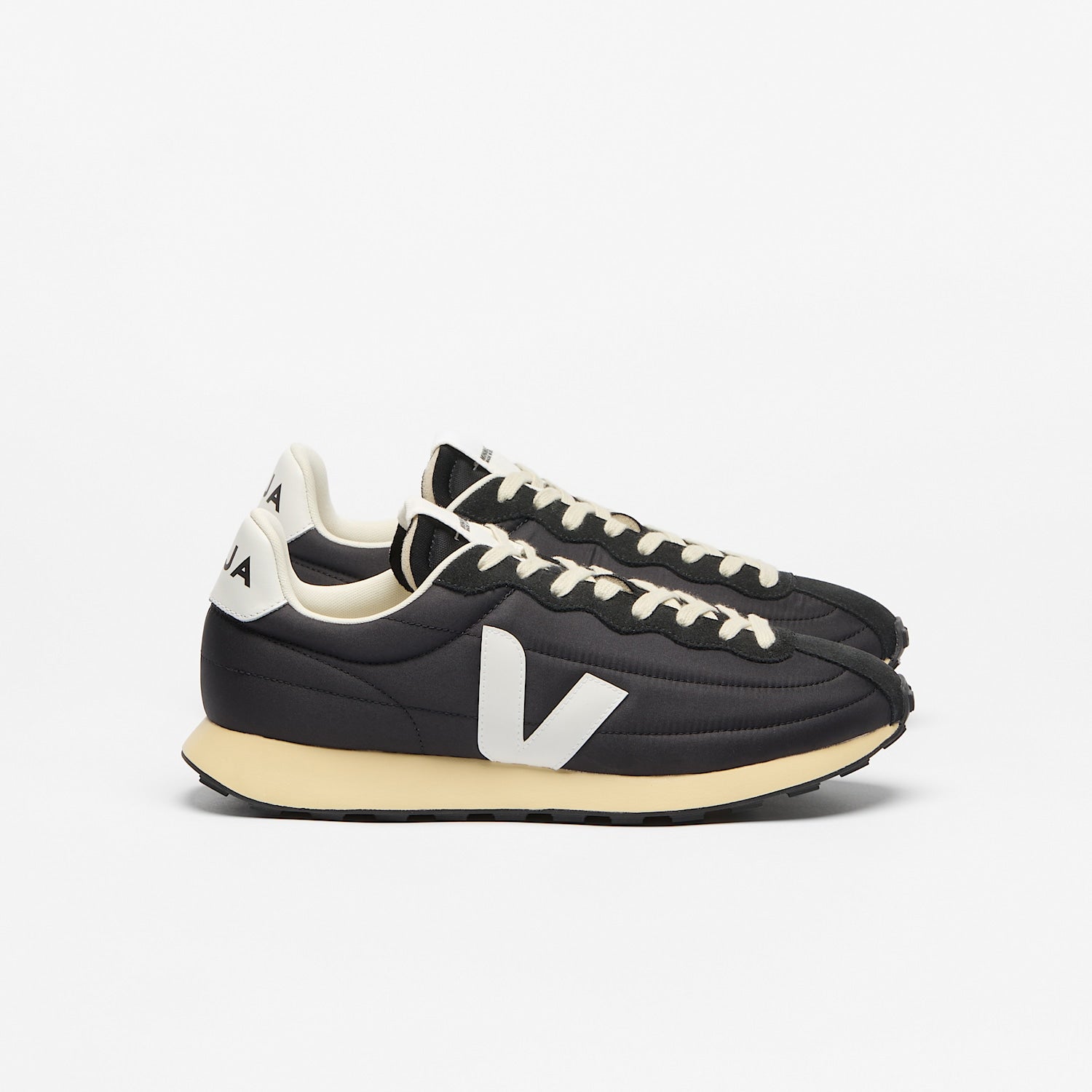 veja sneakers belem organic-cotton-and-fabrics black rm3421924 Lateral view