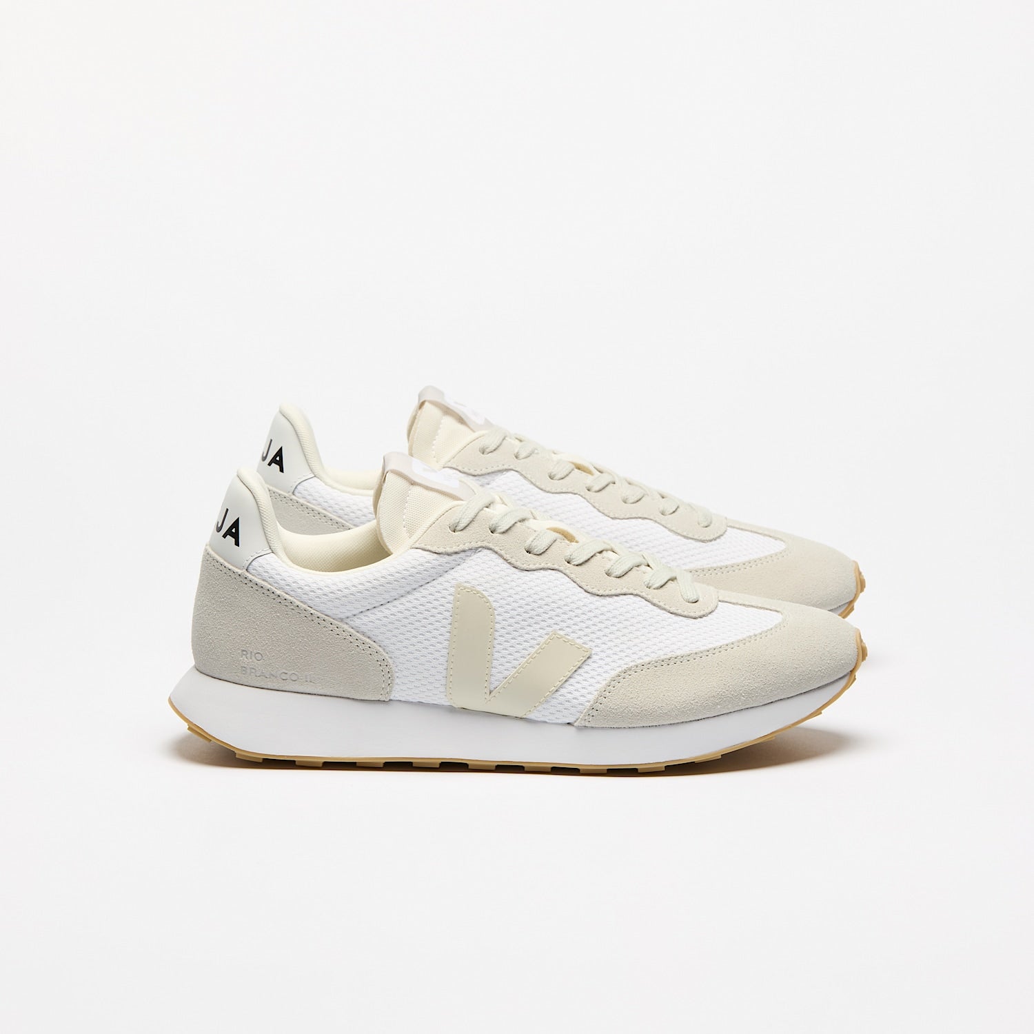 veja sneakers rio-branco-ii mesh beige ro1803867 Lateral view