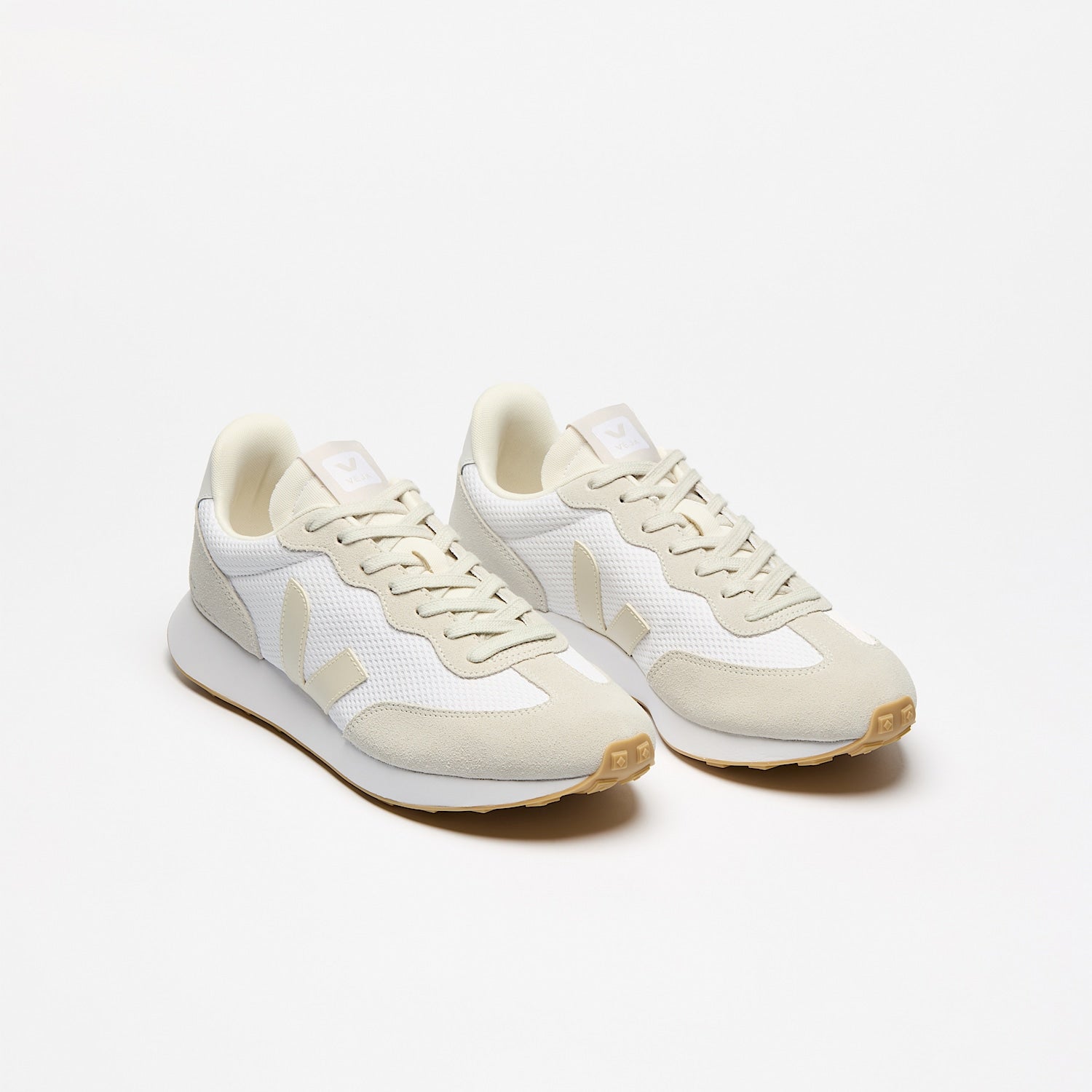 veja sneakers rio-branco-ii mesh beige ro1803867 top view