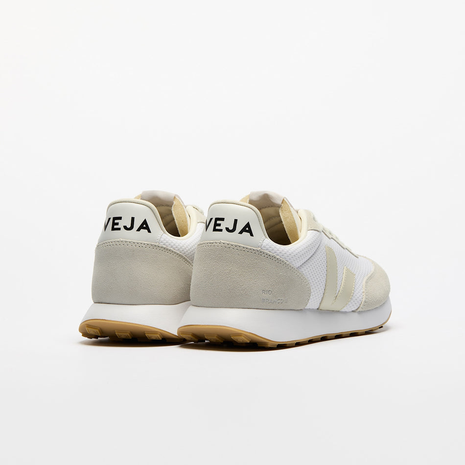 veja sneakers rio-branco-ii mesh beige ro1803867 back view