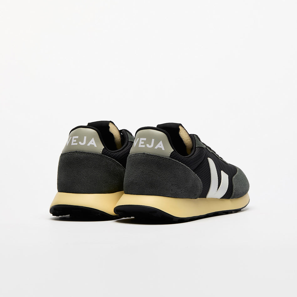veja sneakers rio-branco-ii mesh black ro1803870 back view