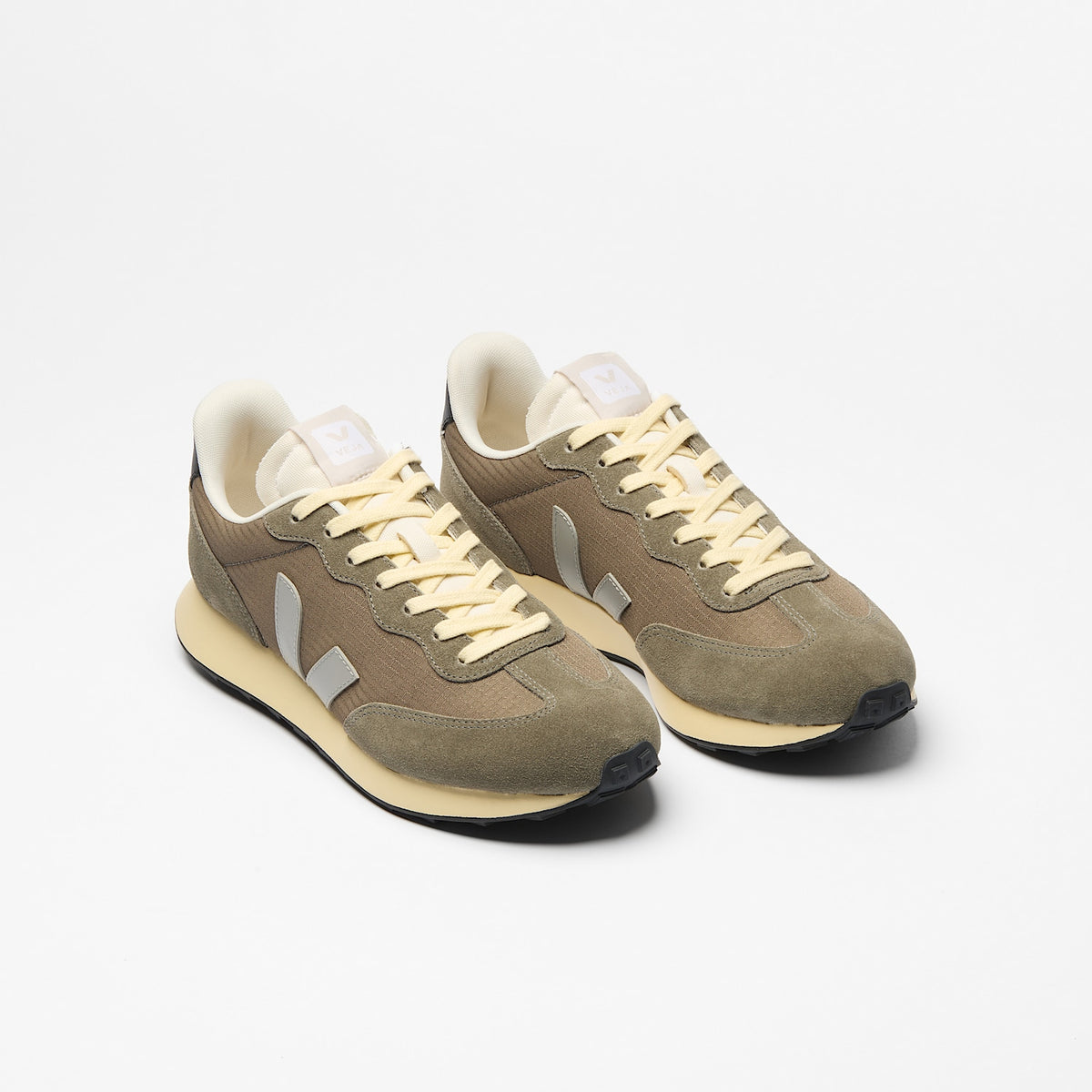 veja sneakers rio-branco-ii organic-cotton-and-fabrics green ro1921917 Top view