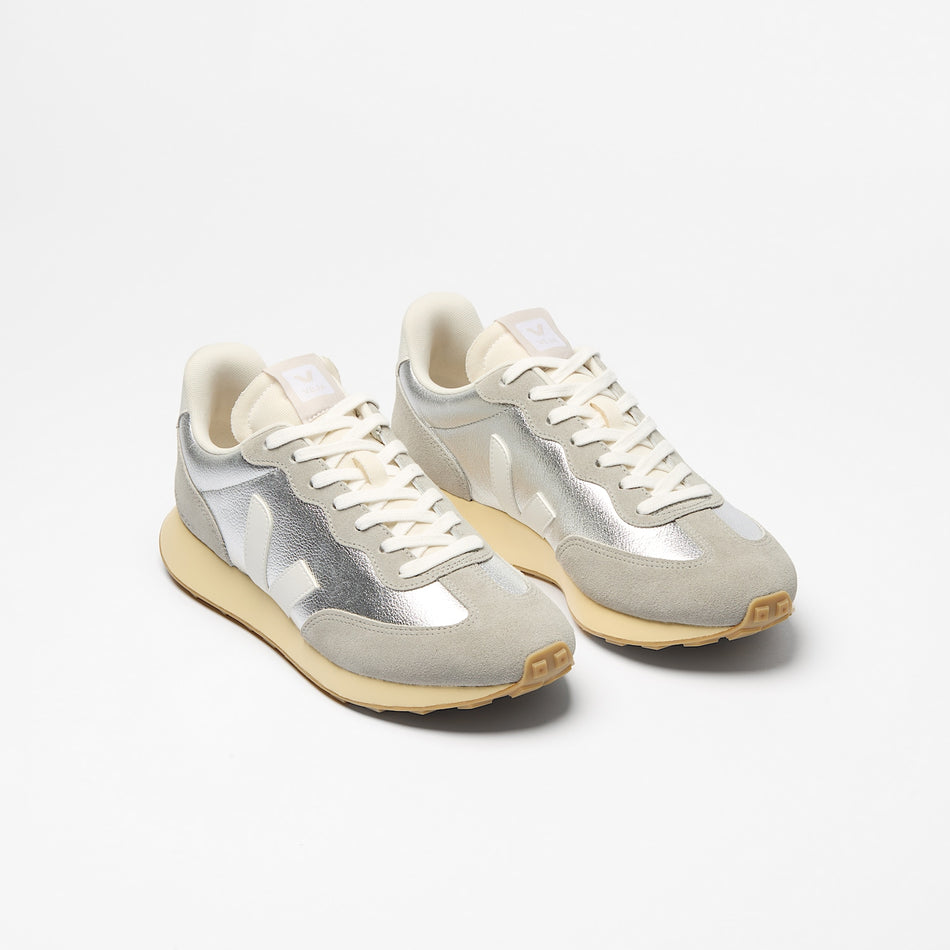 veja sneakers rio-branco-ii organic-leather silver ro2021923 Top view