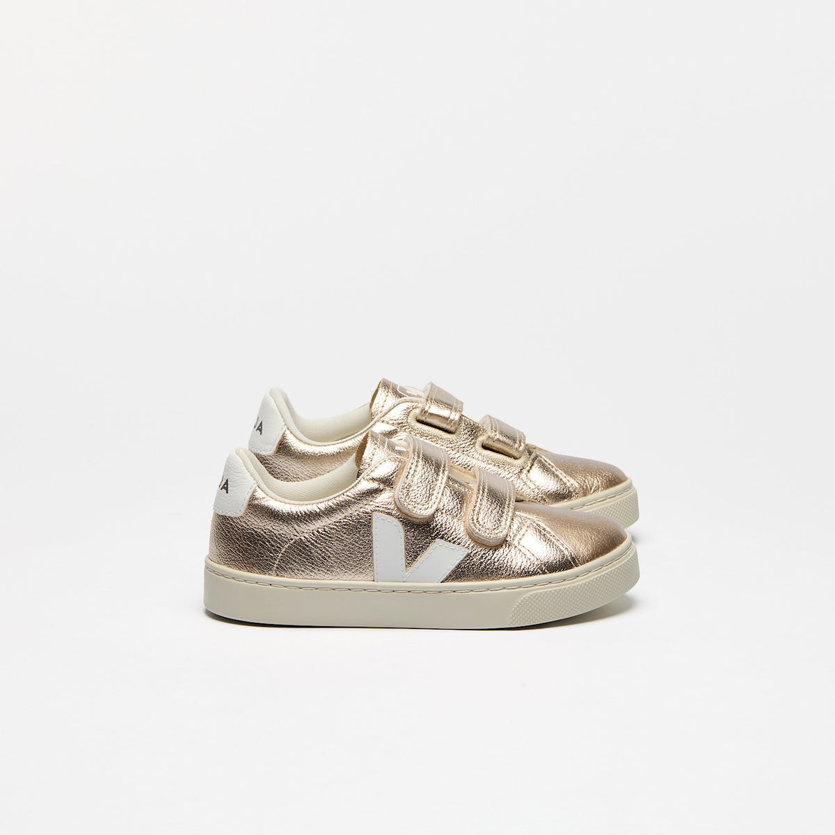 veja sneakers small-esplar leather platinum sv0520640 Lateral view