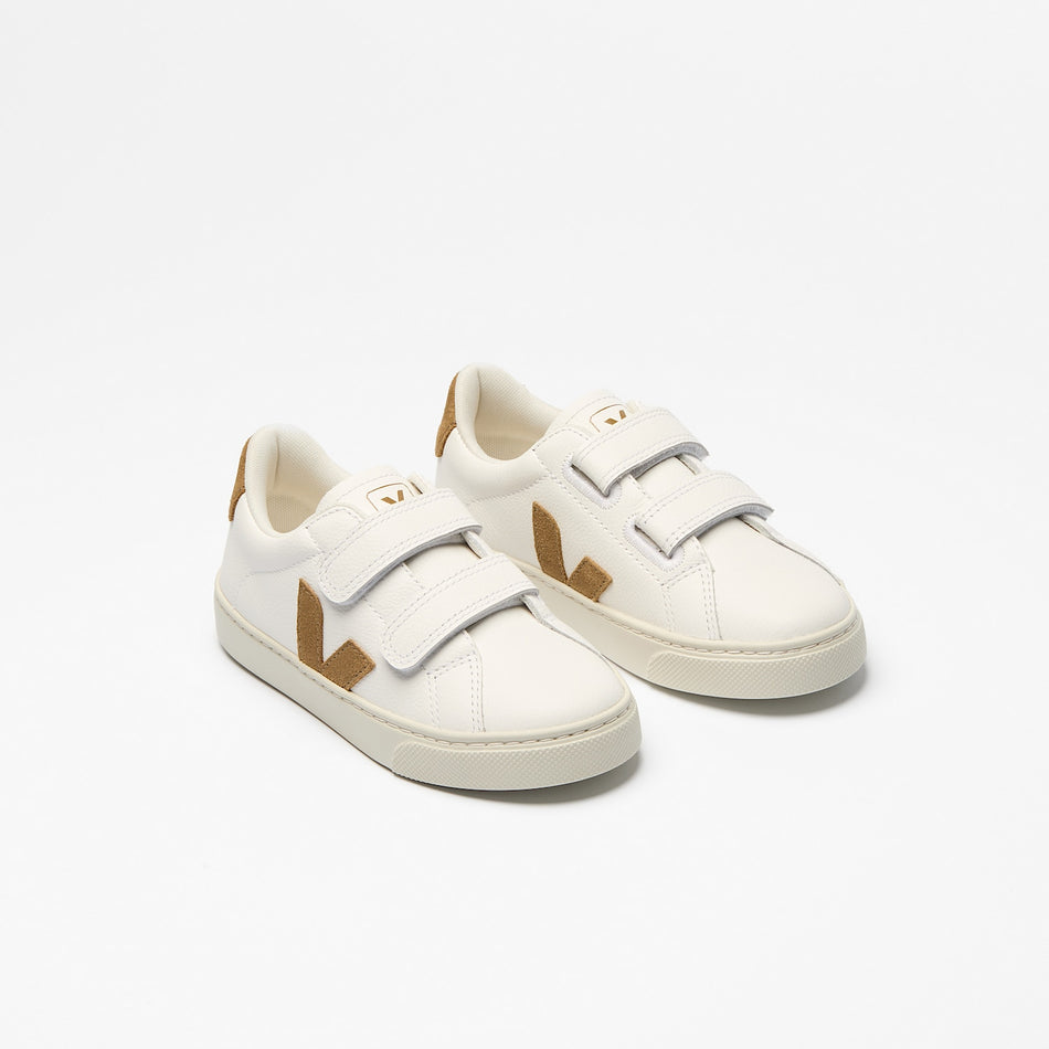 veja sneakers small-esplar leather white sv0521746 top view