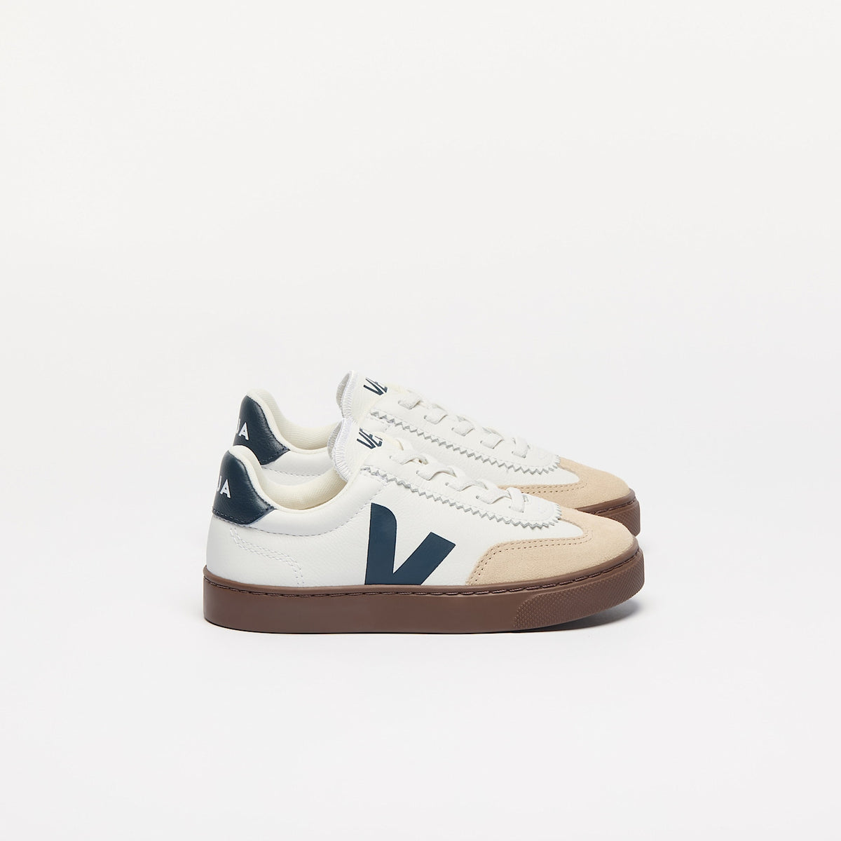 veja sneakers small-volley organic-leather white sy2021013 Lateral view