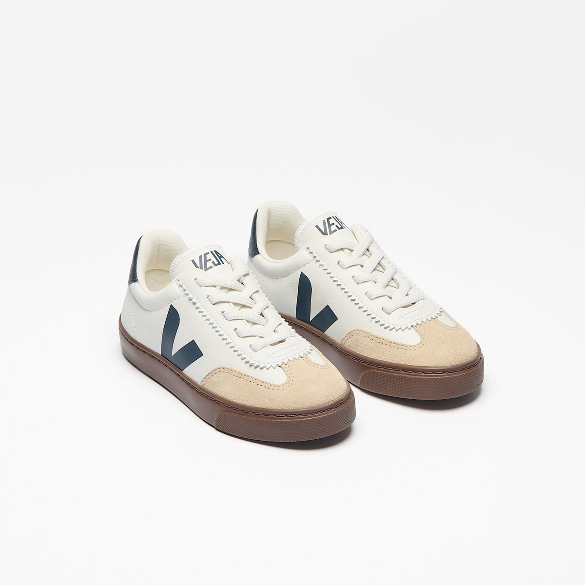 veja sneakers small-volley organic-leather white sy2021013 top view