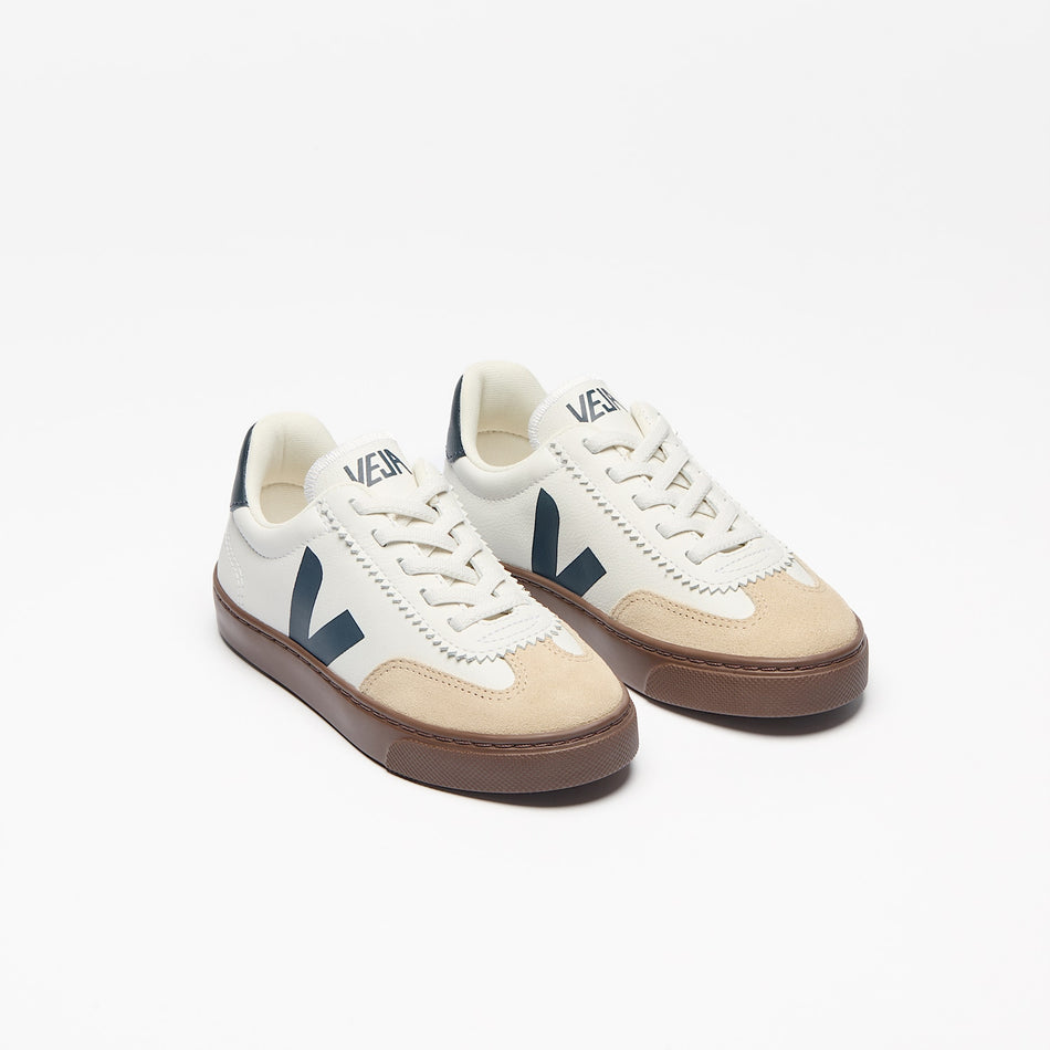 veja sneakers small-volley organic-leather white sy2021013 top view