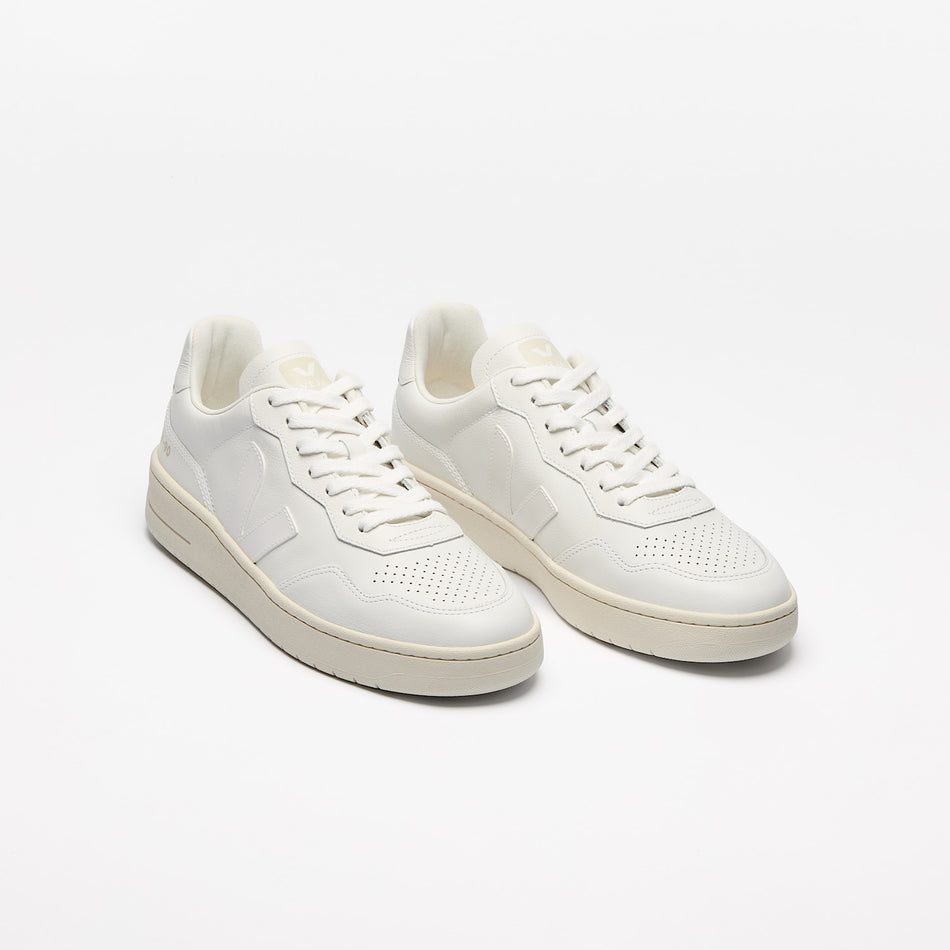 veja sneakers v-90 organic-leather white vd2003380 Top view
