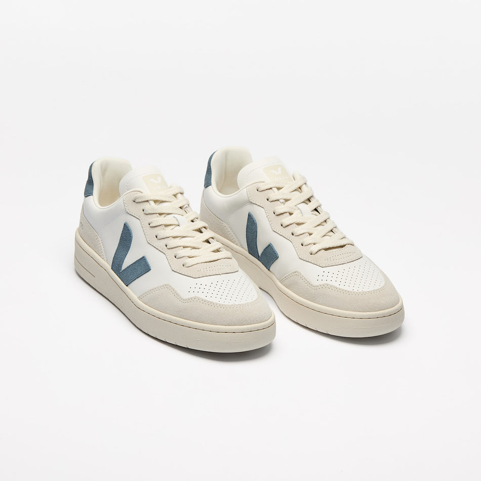veja sneakers v-90 organic-leather white vd2003845 top view