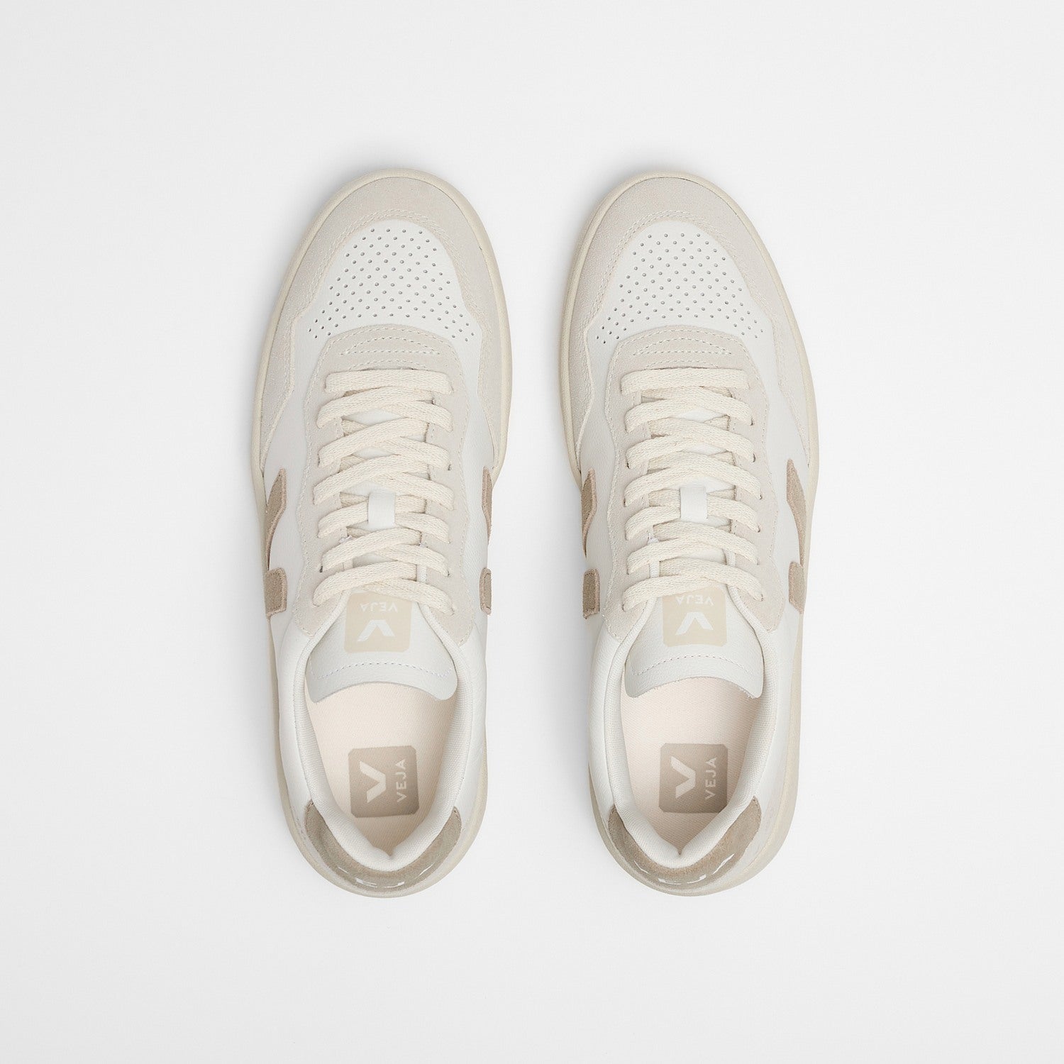veja sneakers v-90 organic-leather white vd2020909