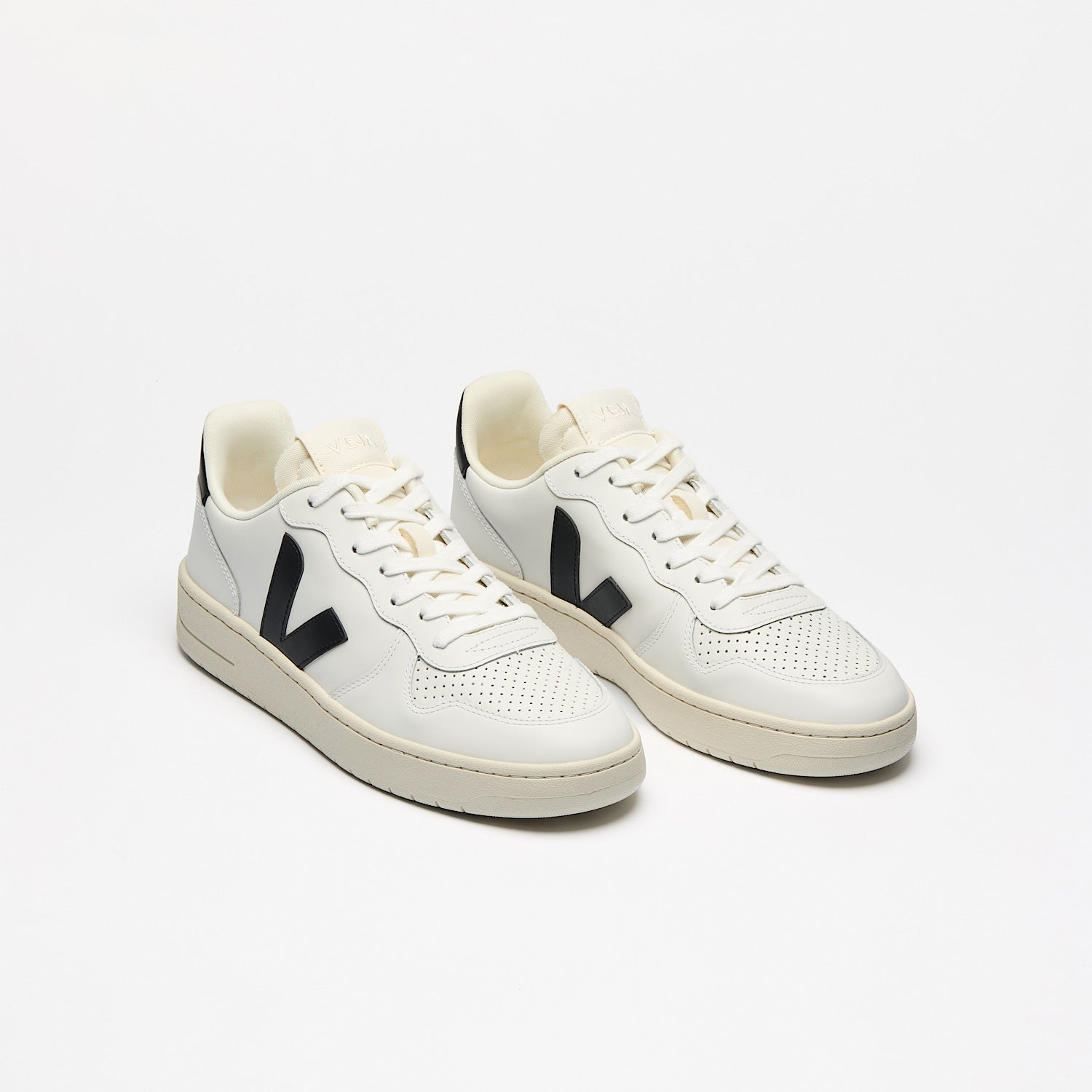 veja sneakers v-10-prime leather white vi0220738 Top view