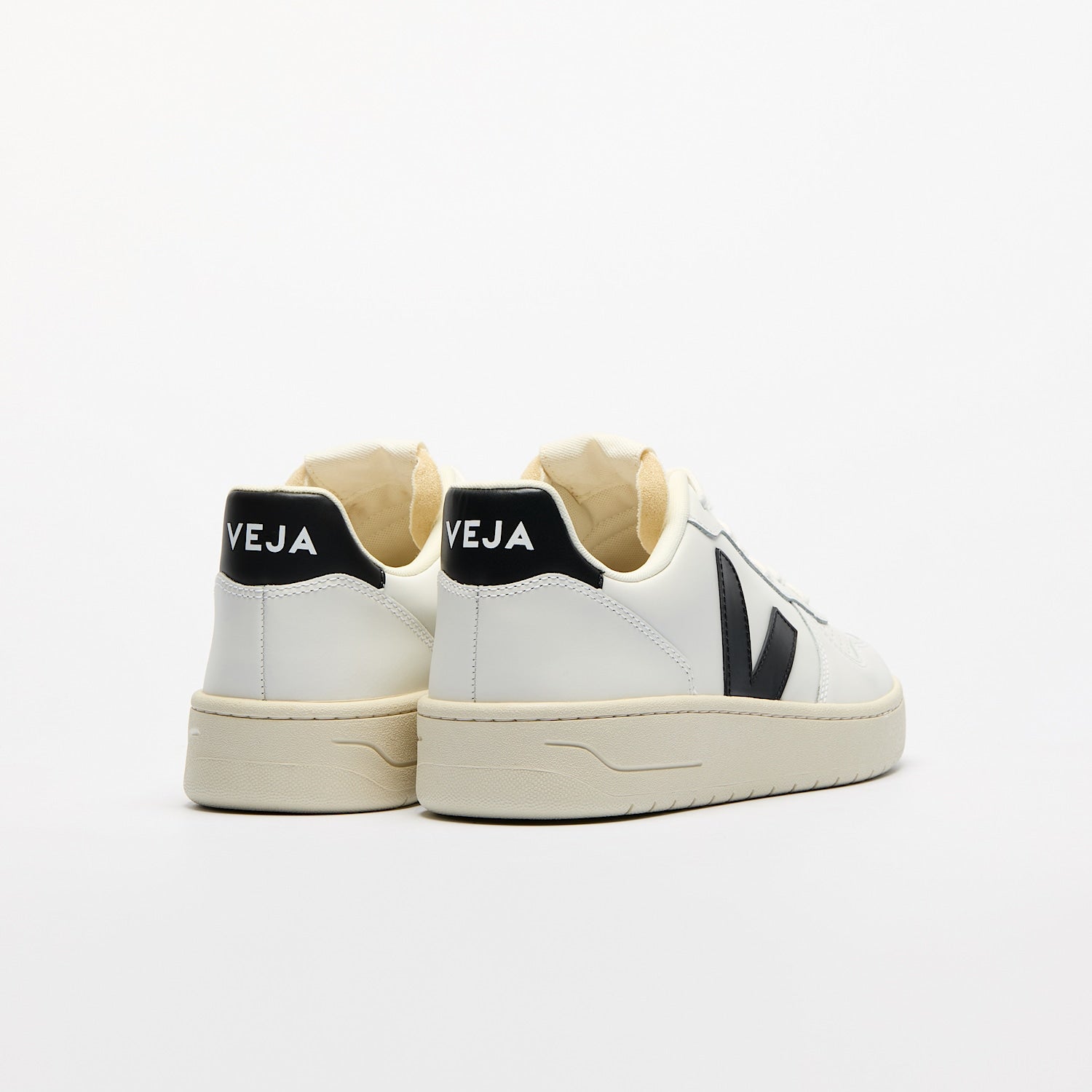 veja sneakers v-10-prime leather white vi0220738 Back view