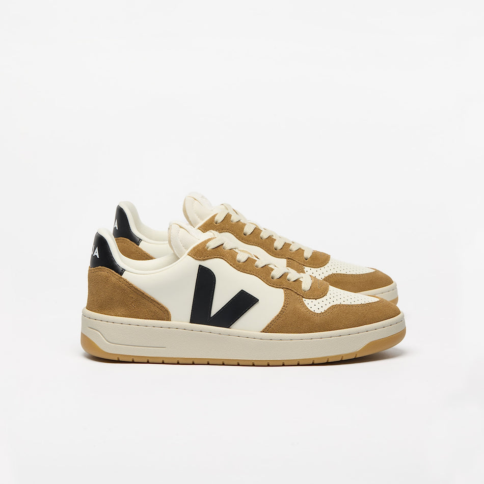 veja sneakers v-10-prime leather brown vi0221444 Lateral view