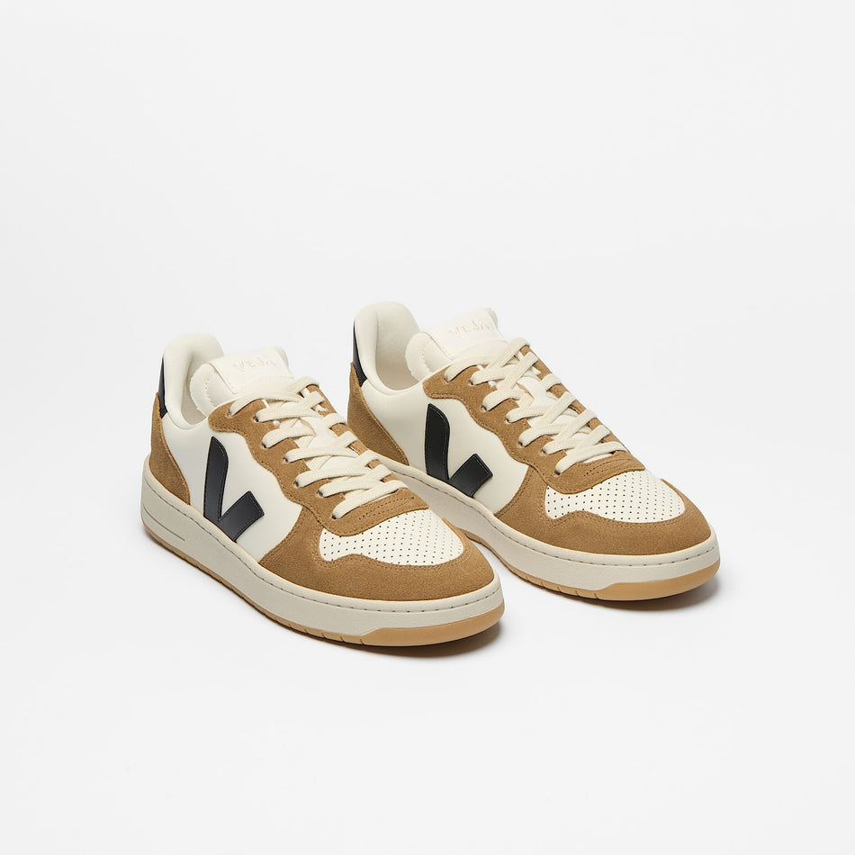 veja sneakers v-10-prime leather brown vi0221444 Top view