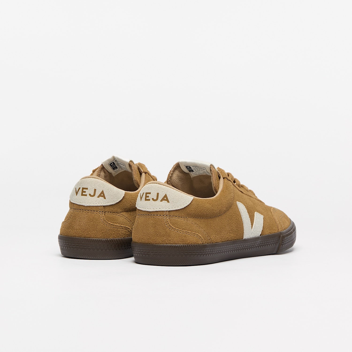 veja sneakers volley suede brown vo0303724 Back view