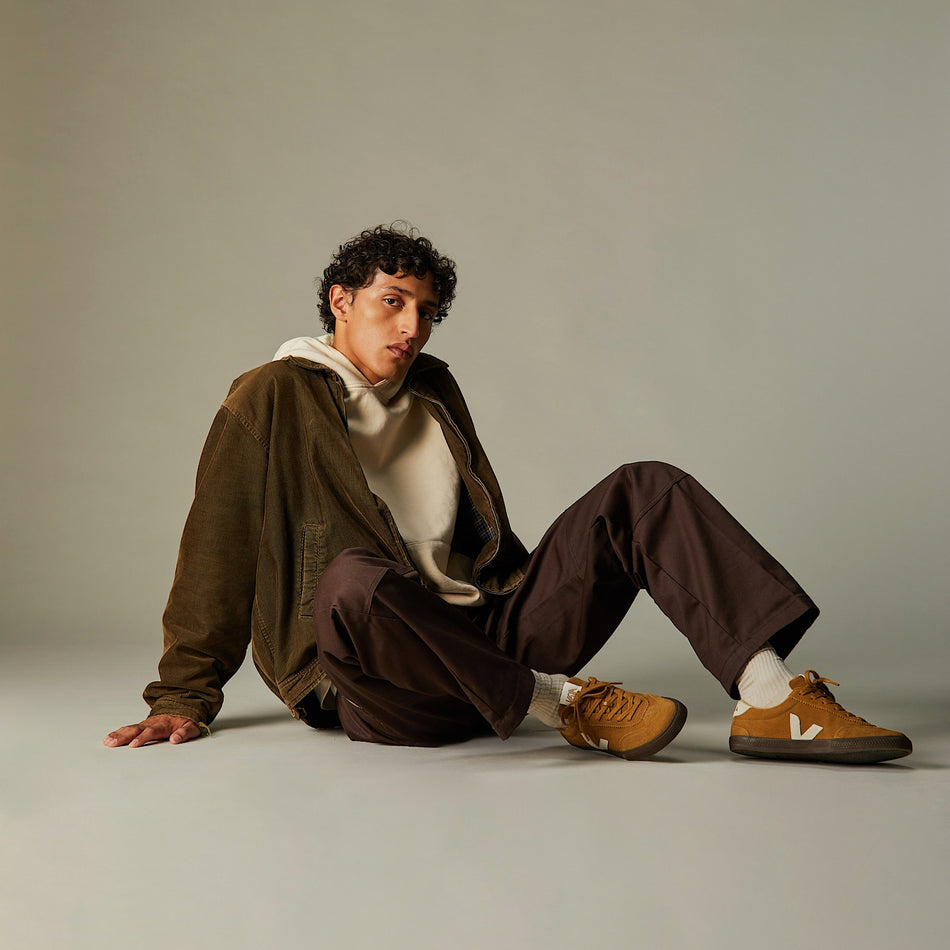 veja sneakers volley suede brown vo0303724