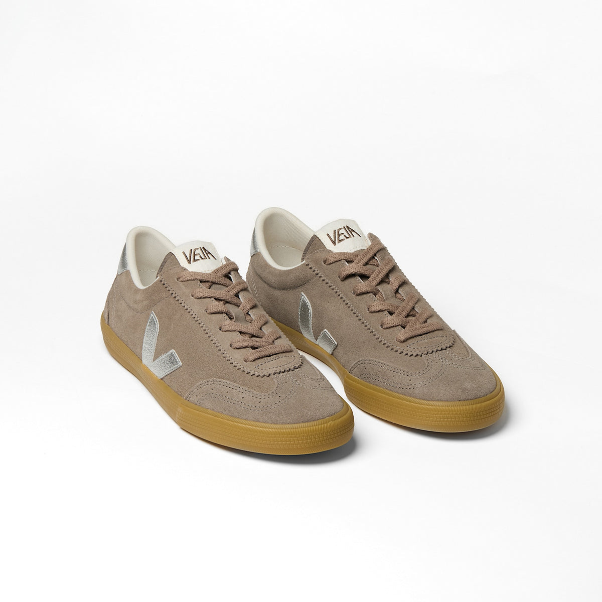 veja sneakers volley suede beige vo0321865 Top view