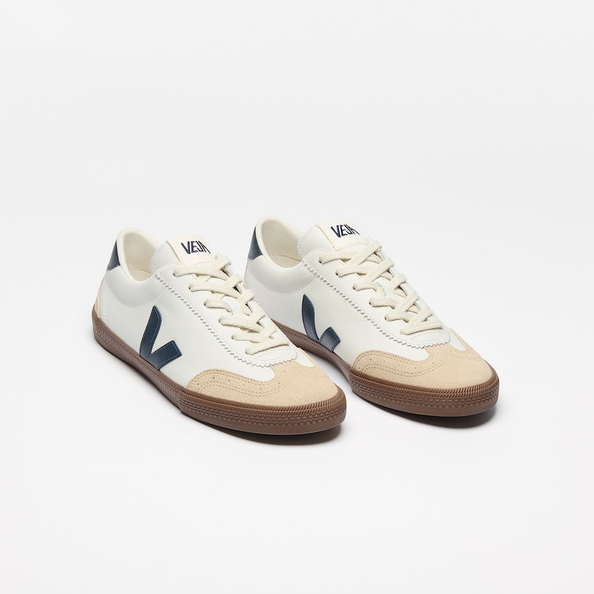 veja sneakers volley organic-leather white vo2003531 Top view