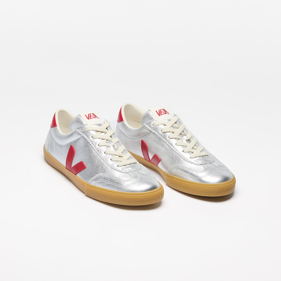 veja sneakers volley organic-leather silver vo2020881 Top view